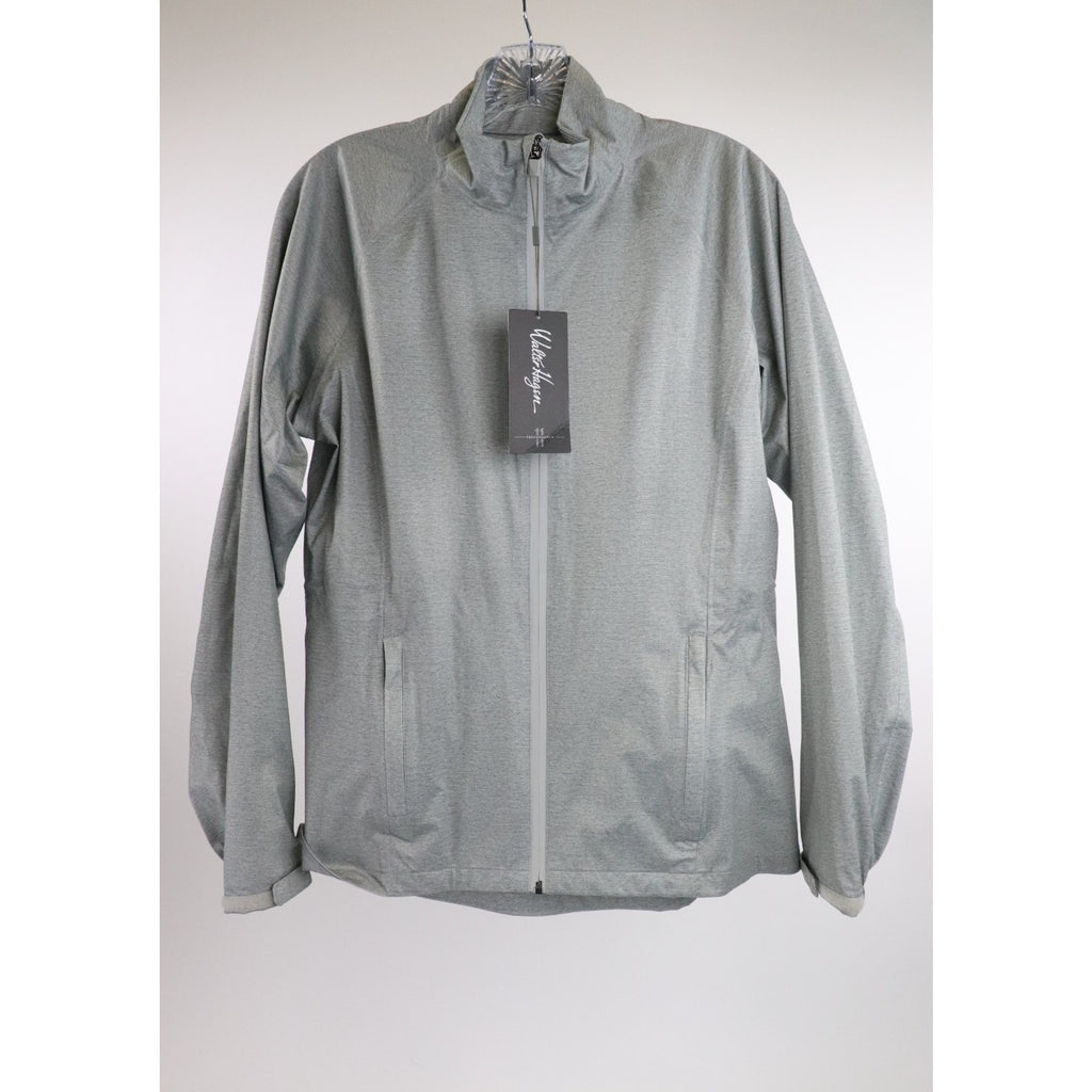 New Walter Hagen Golf Jacket Women's XL Gray P11 Rain Waterproof Windbreaker