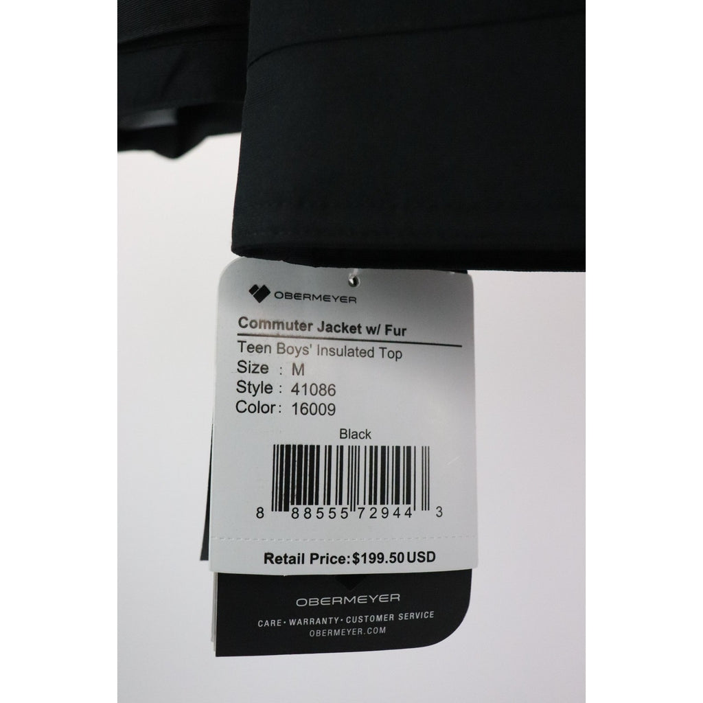 Obermeyer Teen Boys Size M 10-12 Cold Weather Commuter Jacket NWT