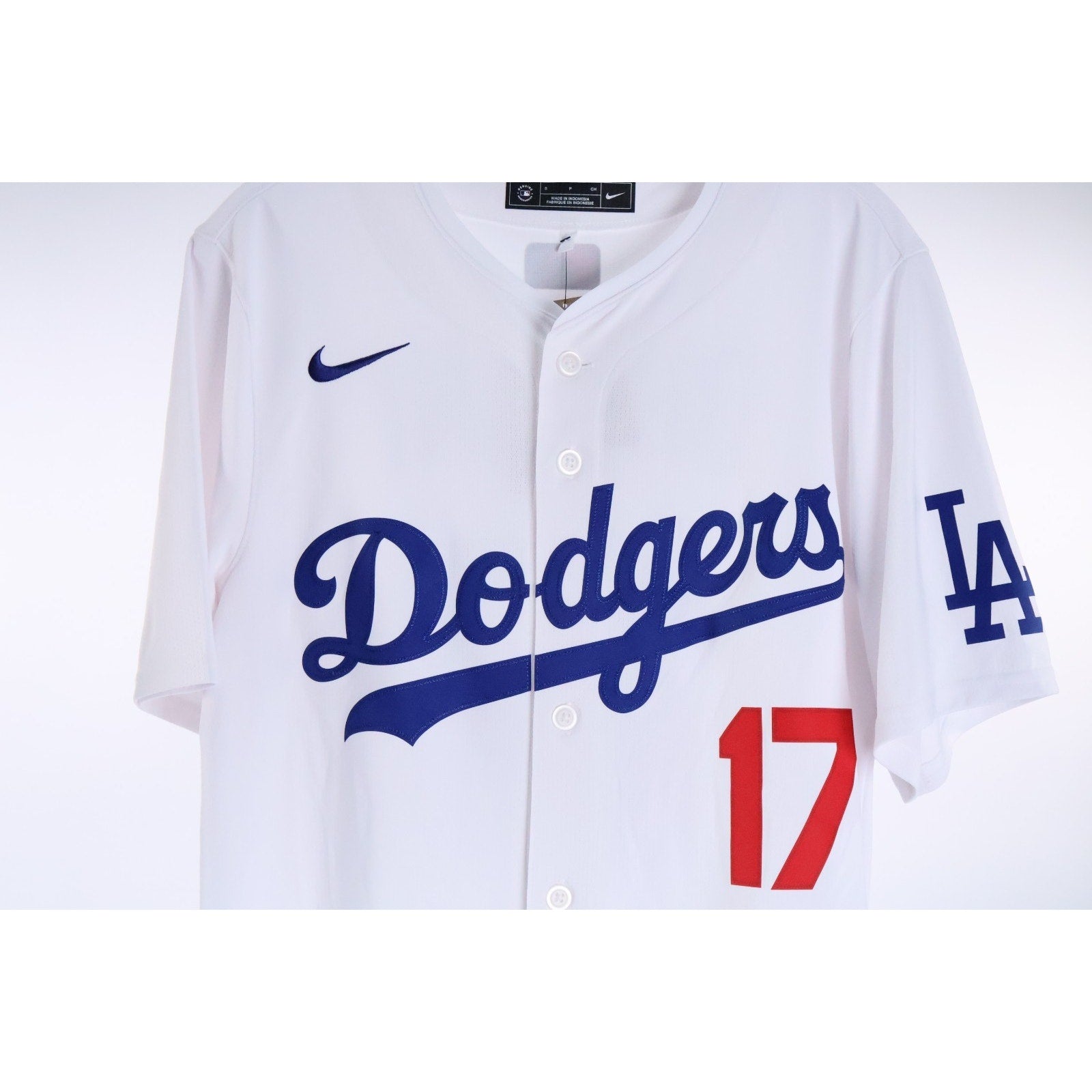 Shohei Ohtani #17 LA Dodgers Stitched Nike Home White Jersey Men's S NWT INV#11