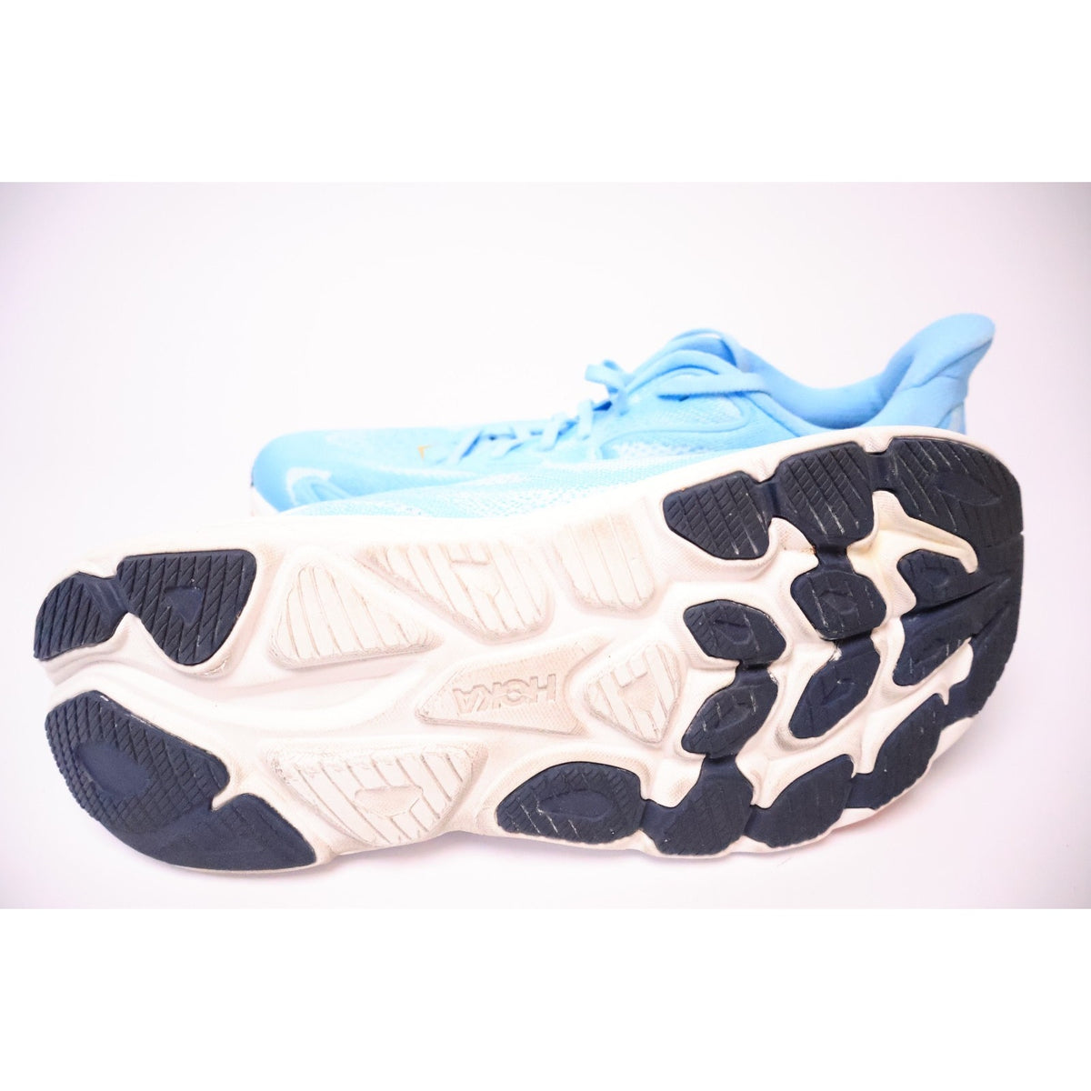 Hoka One One Clifton 10 Women Size 11B Blue Athletic Running Shoes #169
