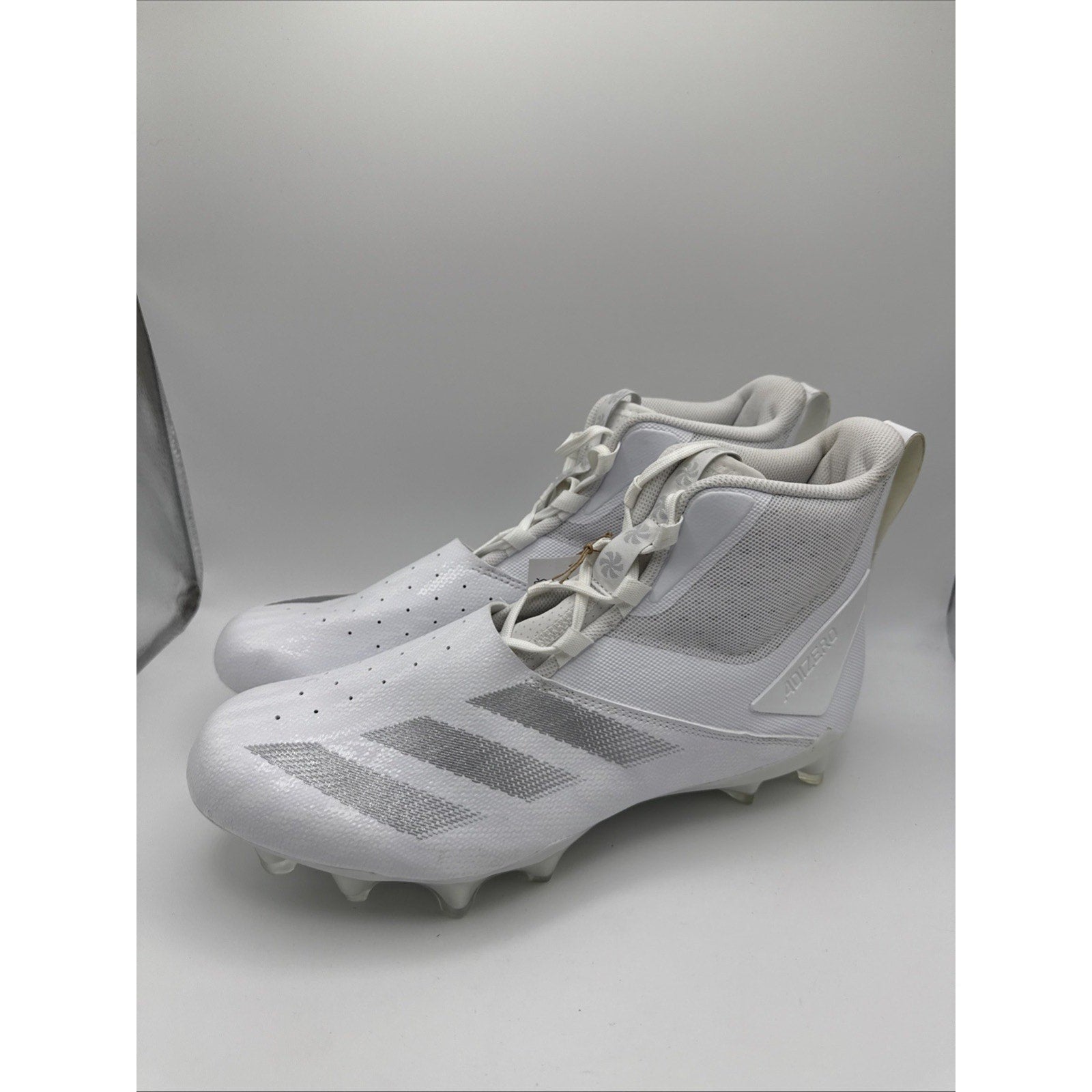 Adidas Adizero Chaos Linemen Mens Football Cleats Shoe White Size 14 NWOB