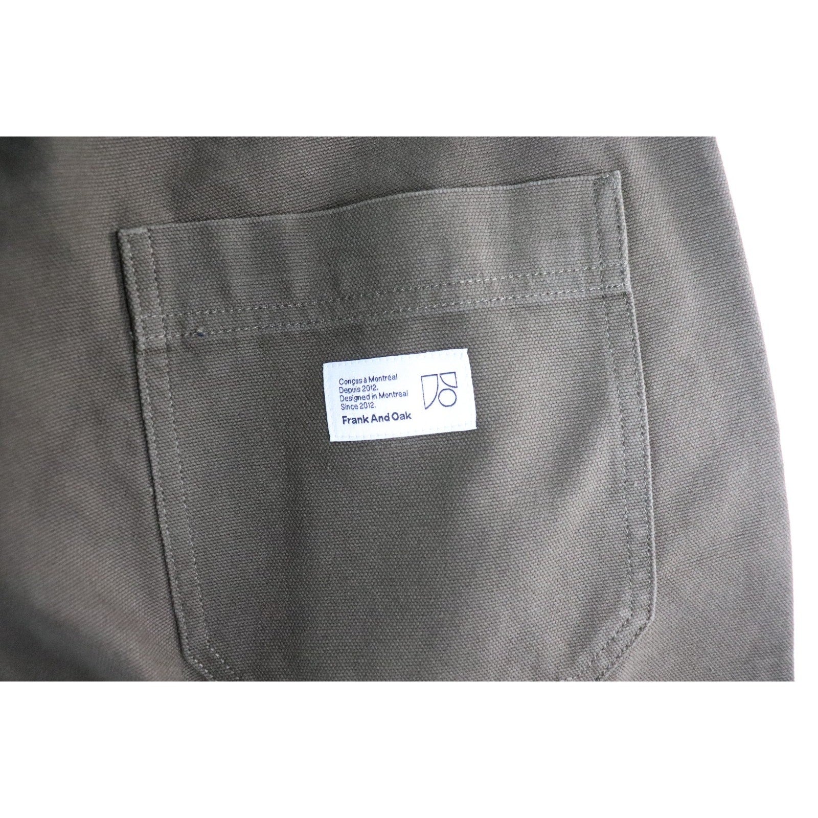 Frank and Oak Men’s NWT’s Joey Fatigue Pant In Green Size 32x32