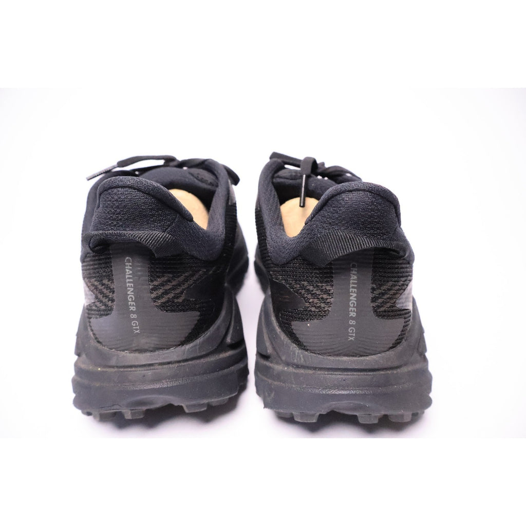 HOKA Challenger 8 GTX GORE-TEX Waterproof Black Carbon Women's Sz 9.5D #202