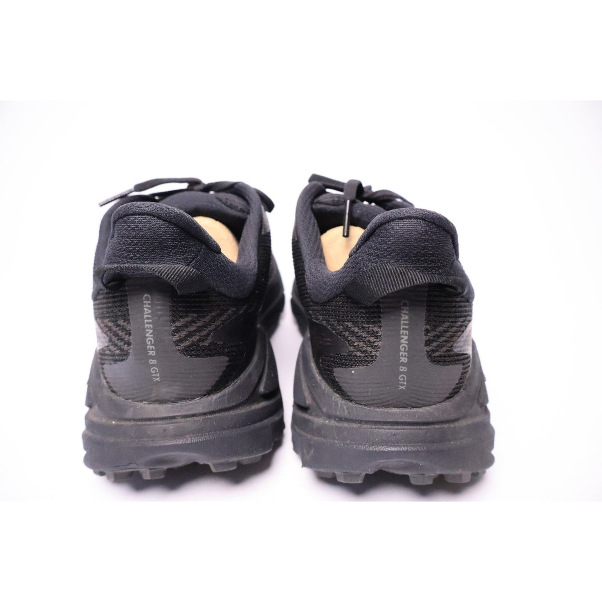 HOKA Challenger 8 GTX GORE-TEX Waterproof Black Carbon Women's Sz 9.5D #202