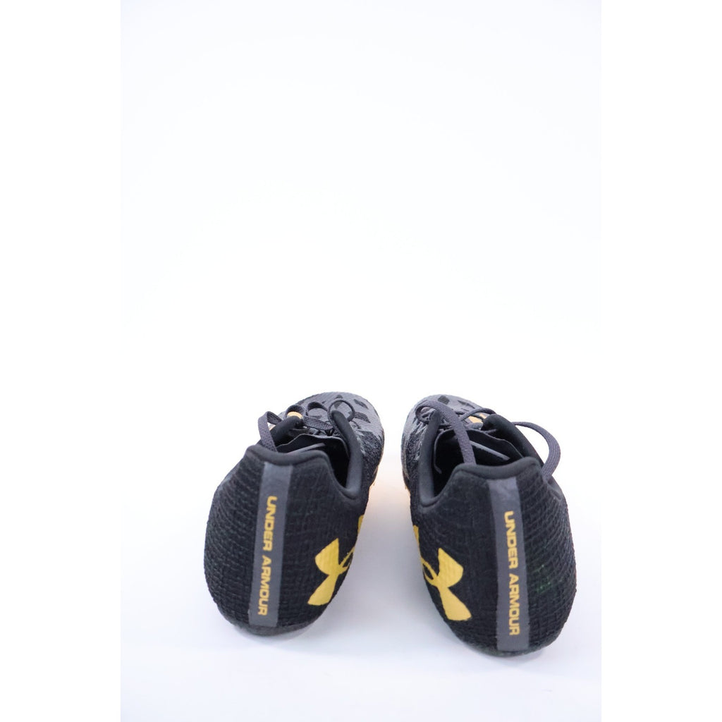 Under Armour HOVR Smokerider Black Metallic Victory Gold Spikes Men's 11.5 NEW