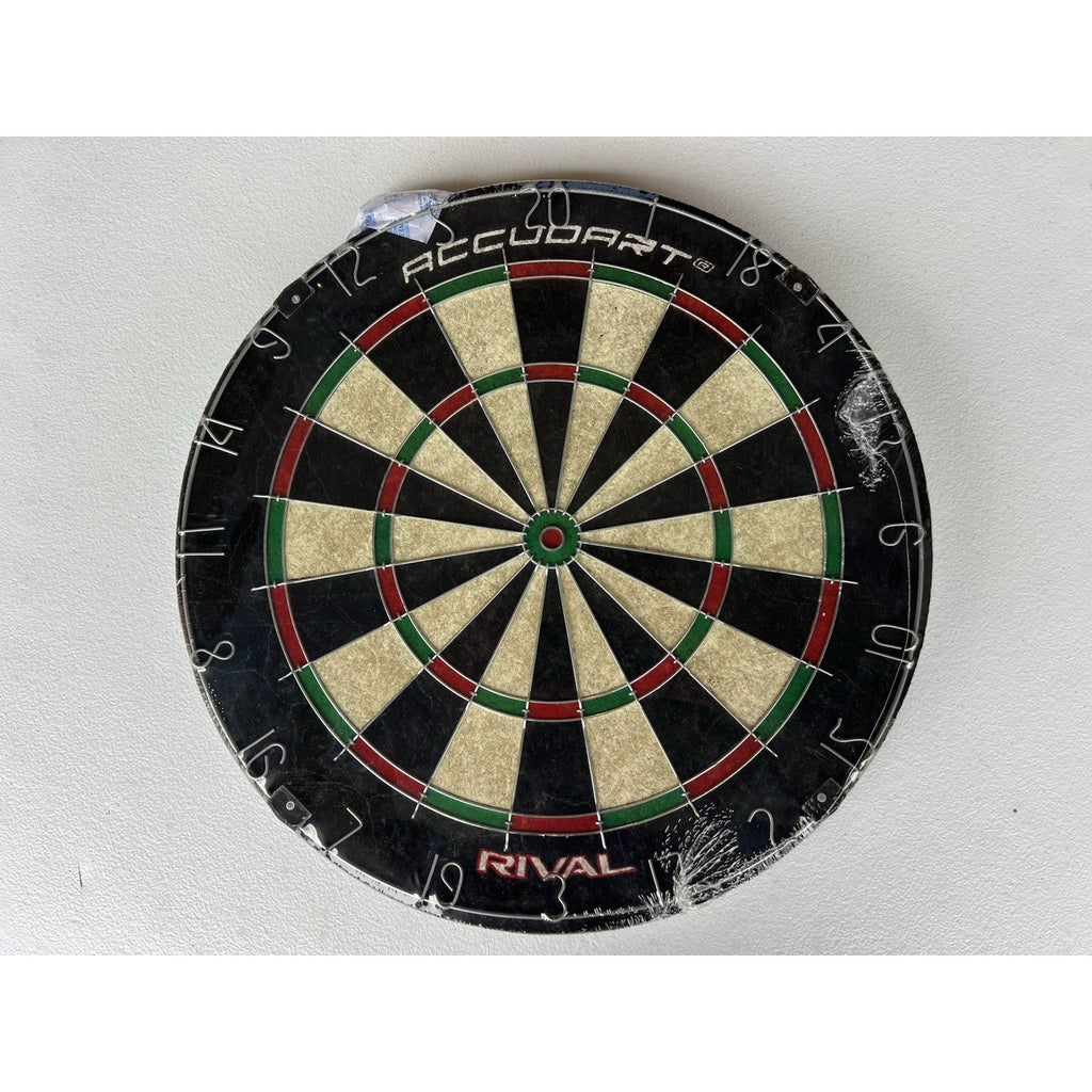 Accudart Rival Bristle Dartboard - Official Size 18" New Read