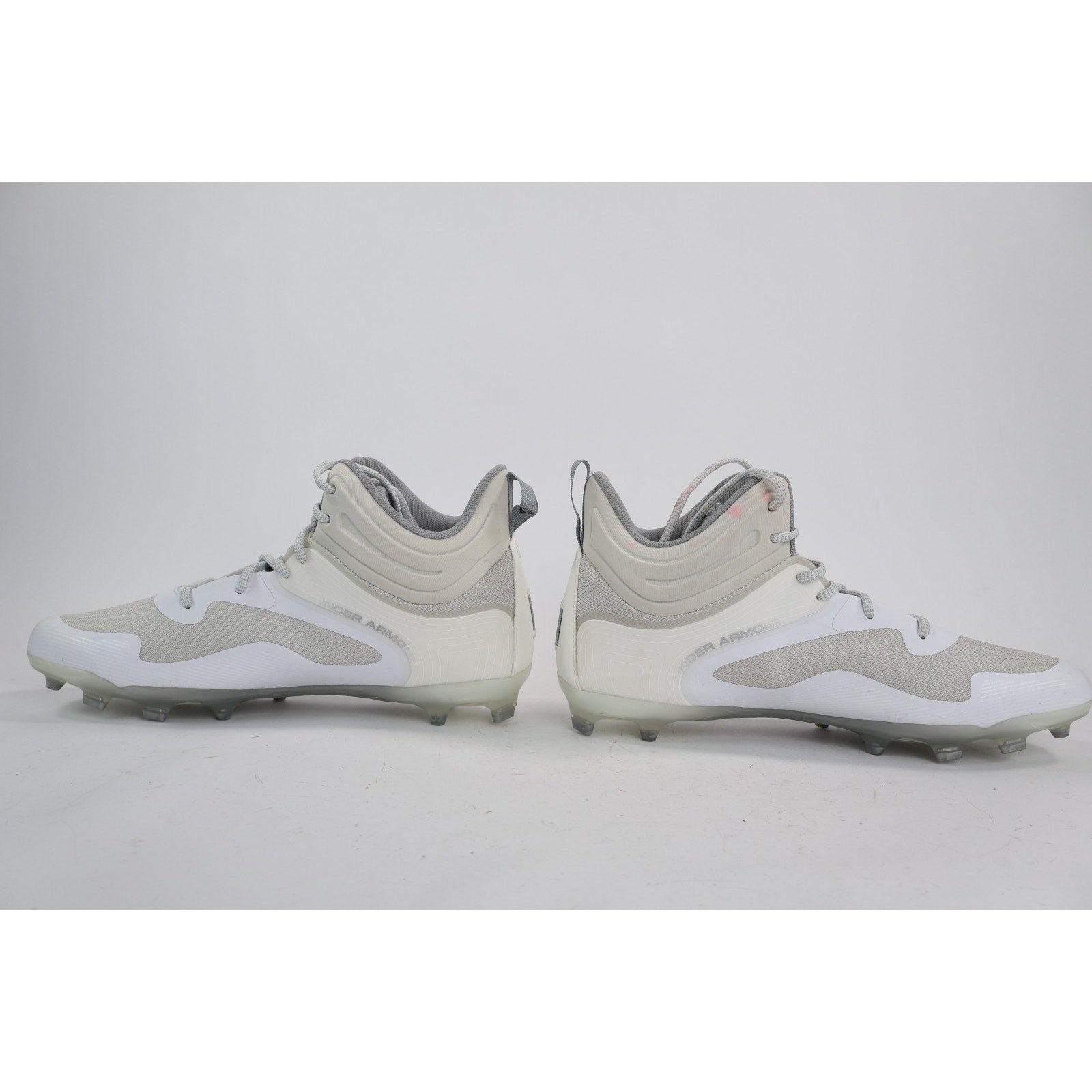 Under Armour COMMAND MC MID 3025639-100 White Lacrosse Cleats Size 14 New Read