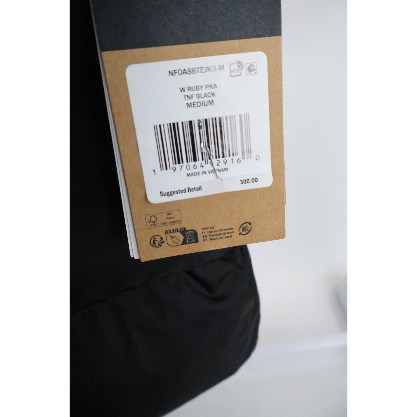 The North Face Ruby Parka Women's Size Medium Black NFOA88TEJK3 New Read