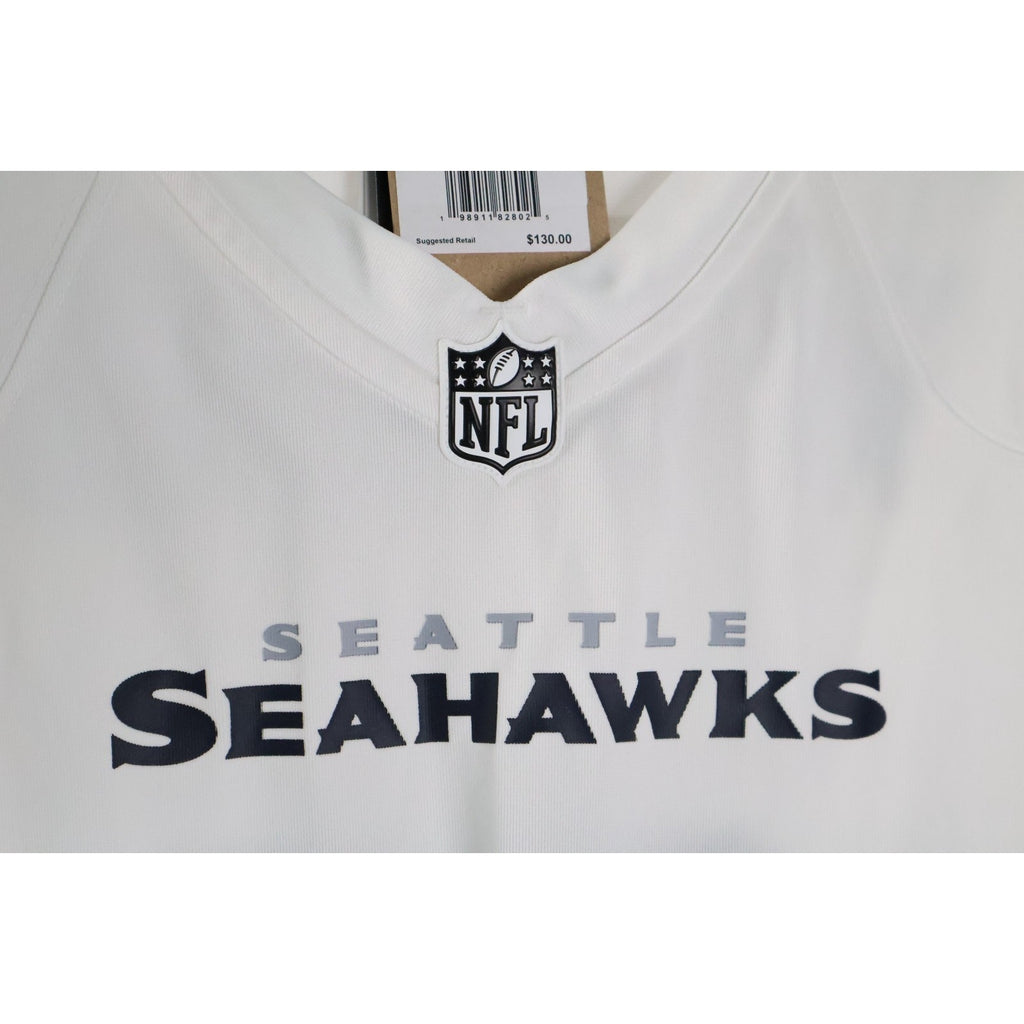 Nike Seattle Seahawks Jaxon Smith-Njigba White Jersey Mens Large NWT READ NFL4