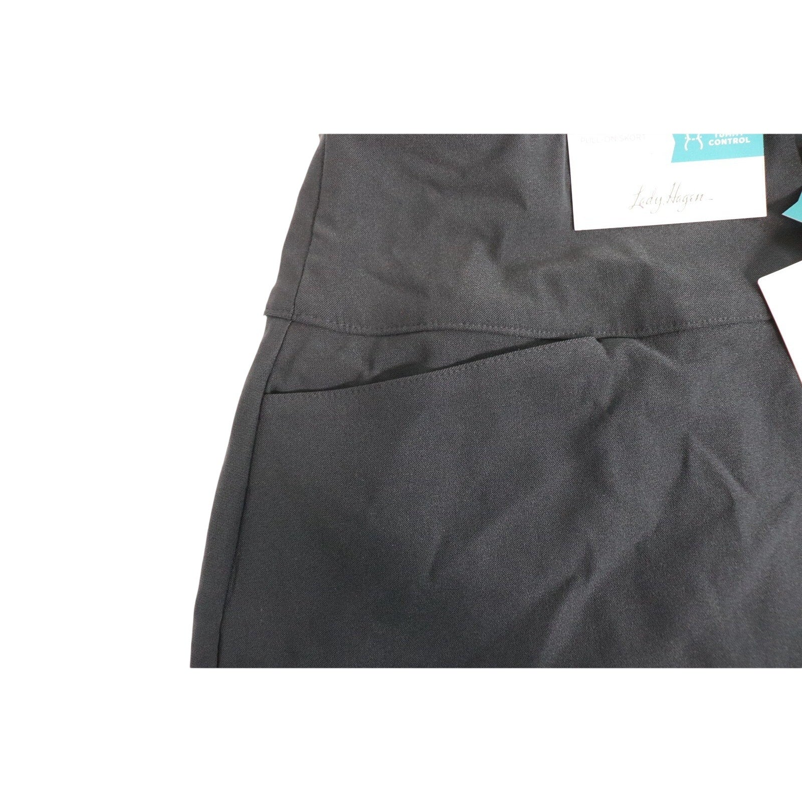 Lady Hagen Women's 17'' Tummy Control Golf Skort, XS, Black