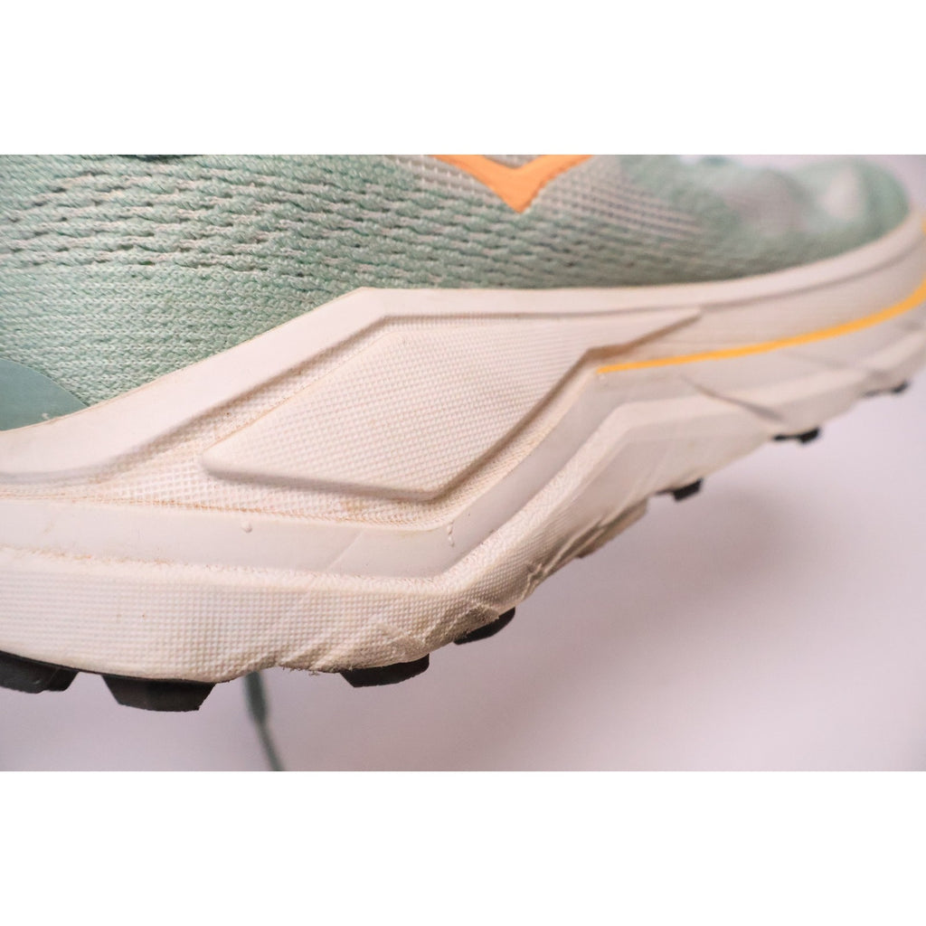 HOKA Challenger 8 Womens US 8.5 B Trail Running Shoes Jade Cosmic Grey #166