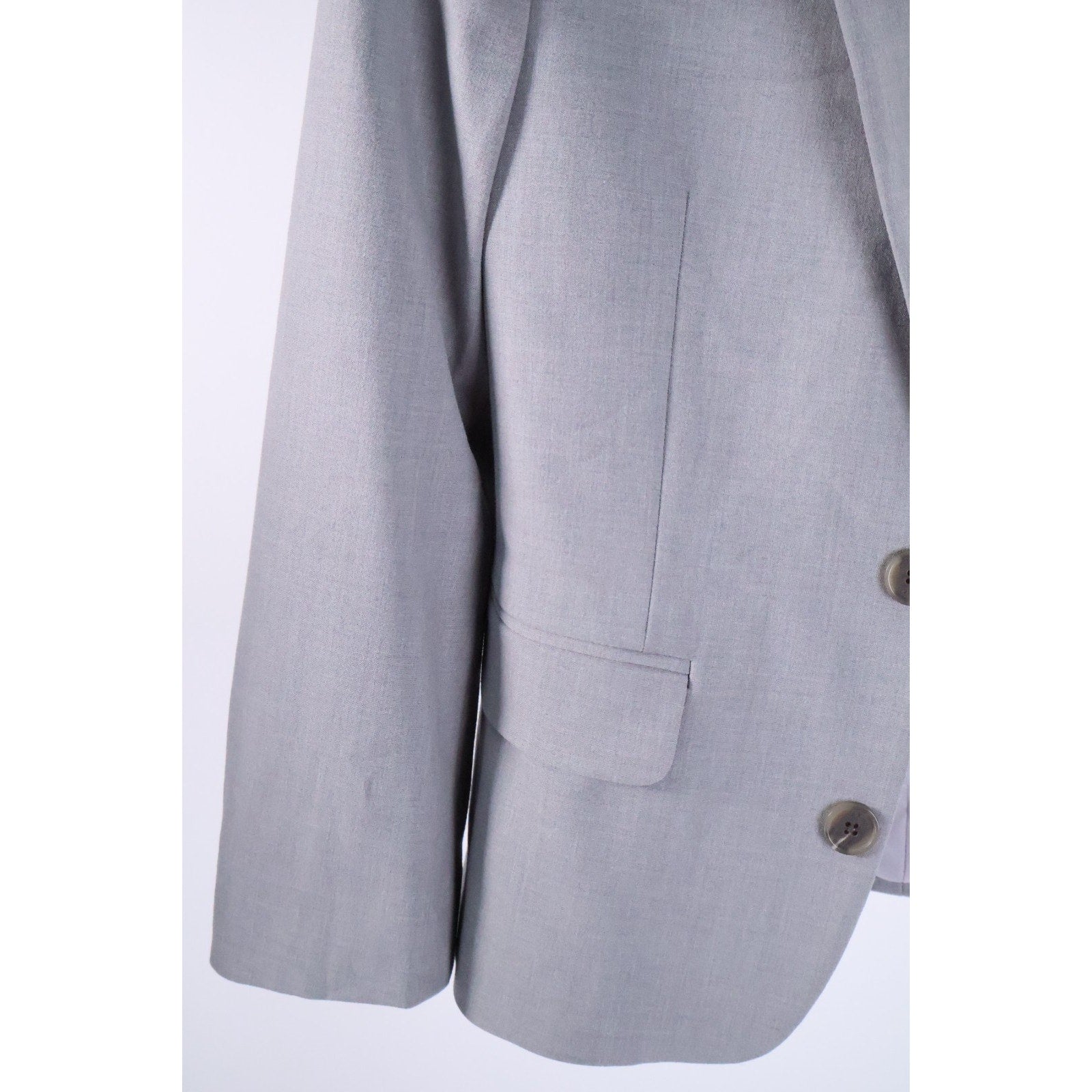 Calvin Klein Big Boys Grey Slim Fit Stretch Suit Jacket, Size 10 $110