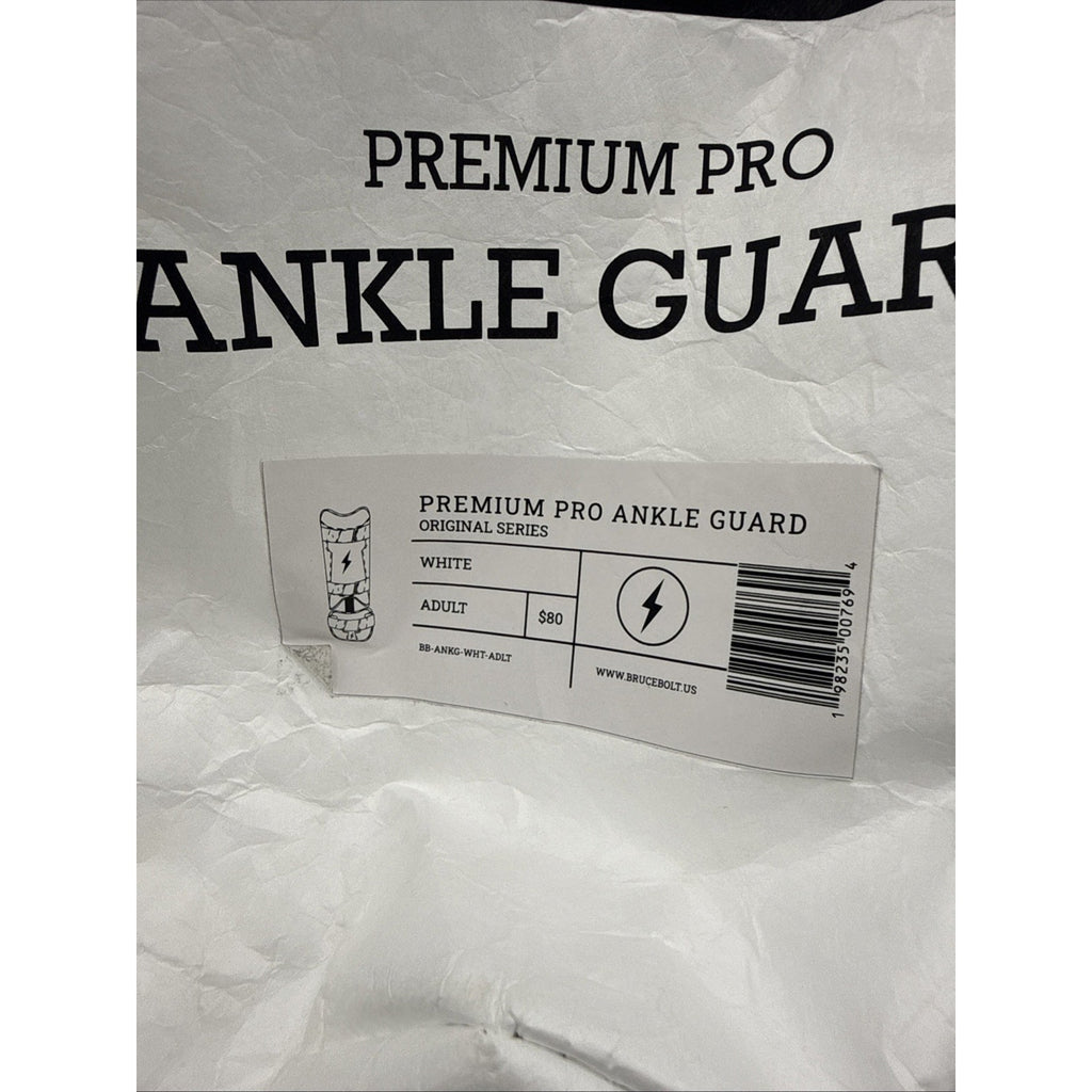 Bruce Bolt Premium Pro Ankle Guard Size Adult New Read