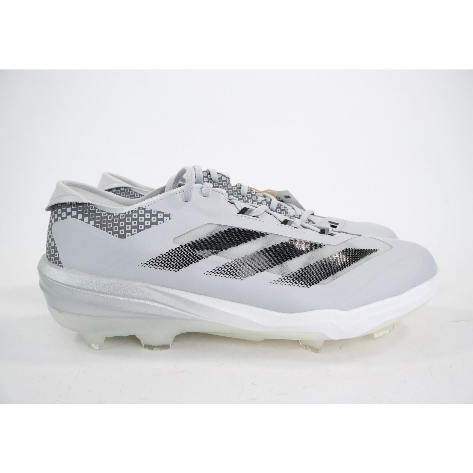 Adidas Adizero Impact TPU Men Size 16 Gray Black Baseball Cleats JI1468 NEW