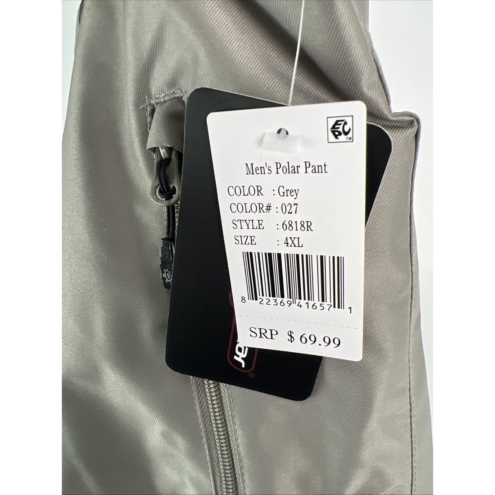 Outdoor Gear Men's Polar Snow Pants Gray Insulated Waterproof Ski 4XL NWT