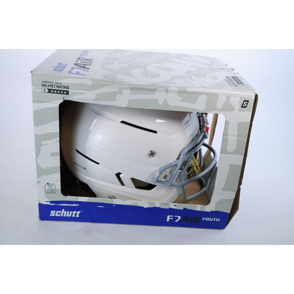 Schutt 2026 F7 Air Youth XS White Football Helmet NOCSAE NEW With Box Read #72