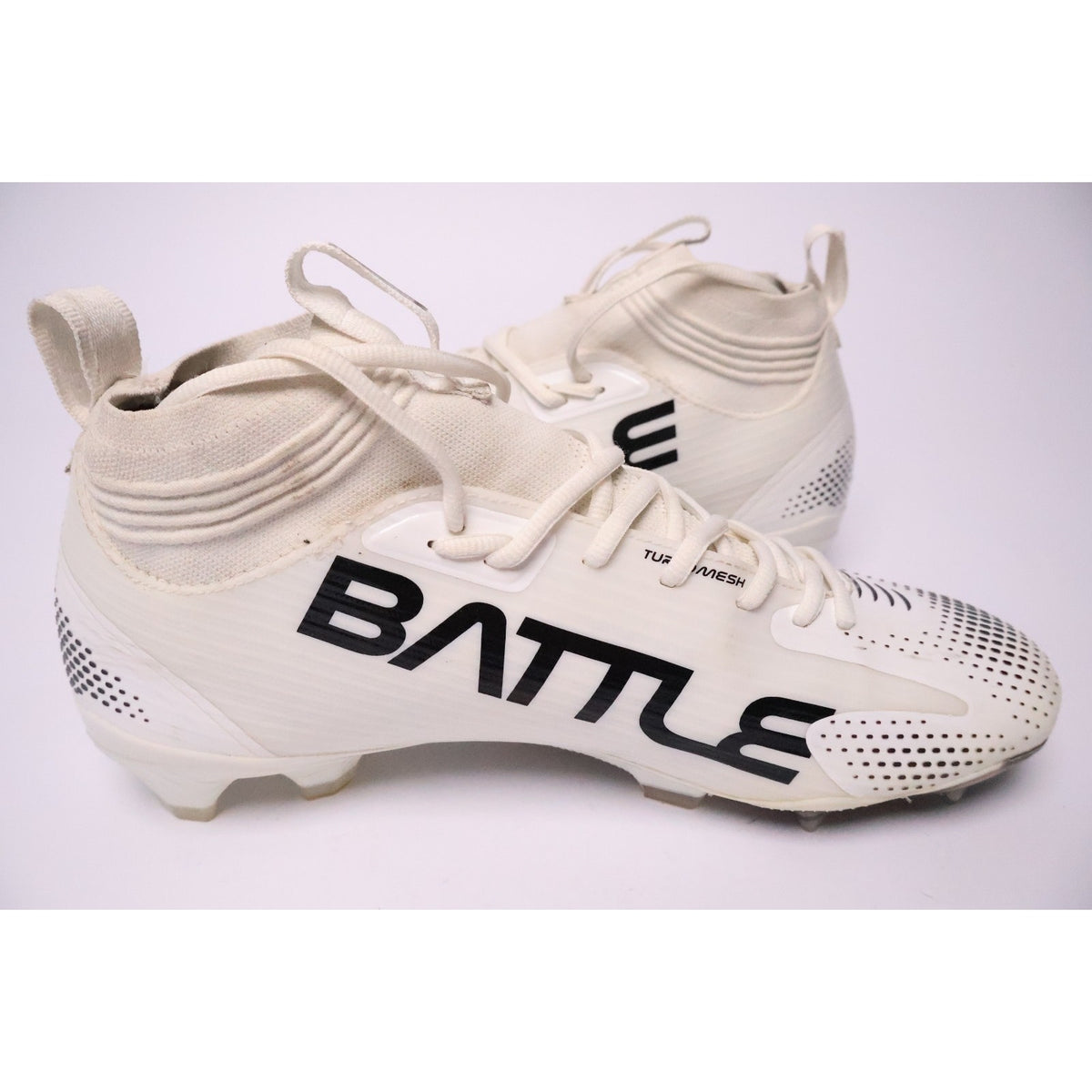 Battle AstroFly Football Cleats Men’s 10 White Black #178
