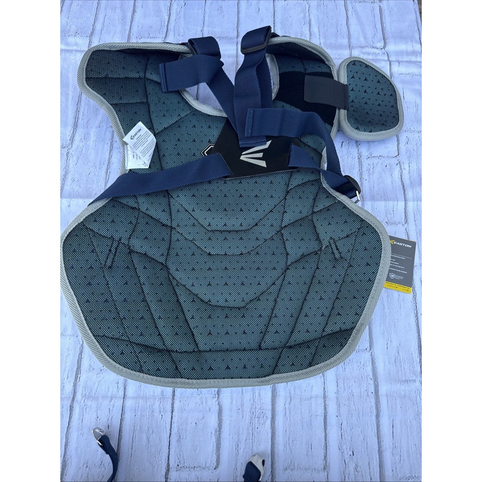 Easton Gametime Elite III Intermediate Catcher Gear Set 3pc Navy/Gray Padded #C1