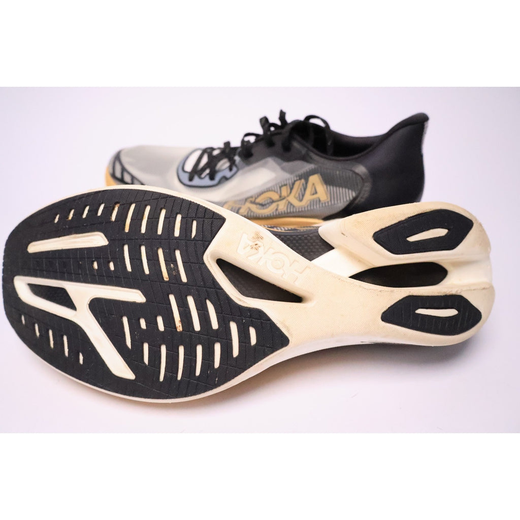 Hoka One One Cielo X1 2.0 Men's Size 13 Black Gold Running Shoe Sneakers #190