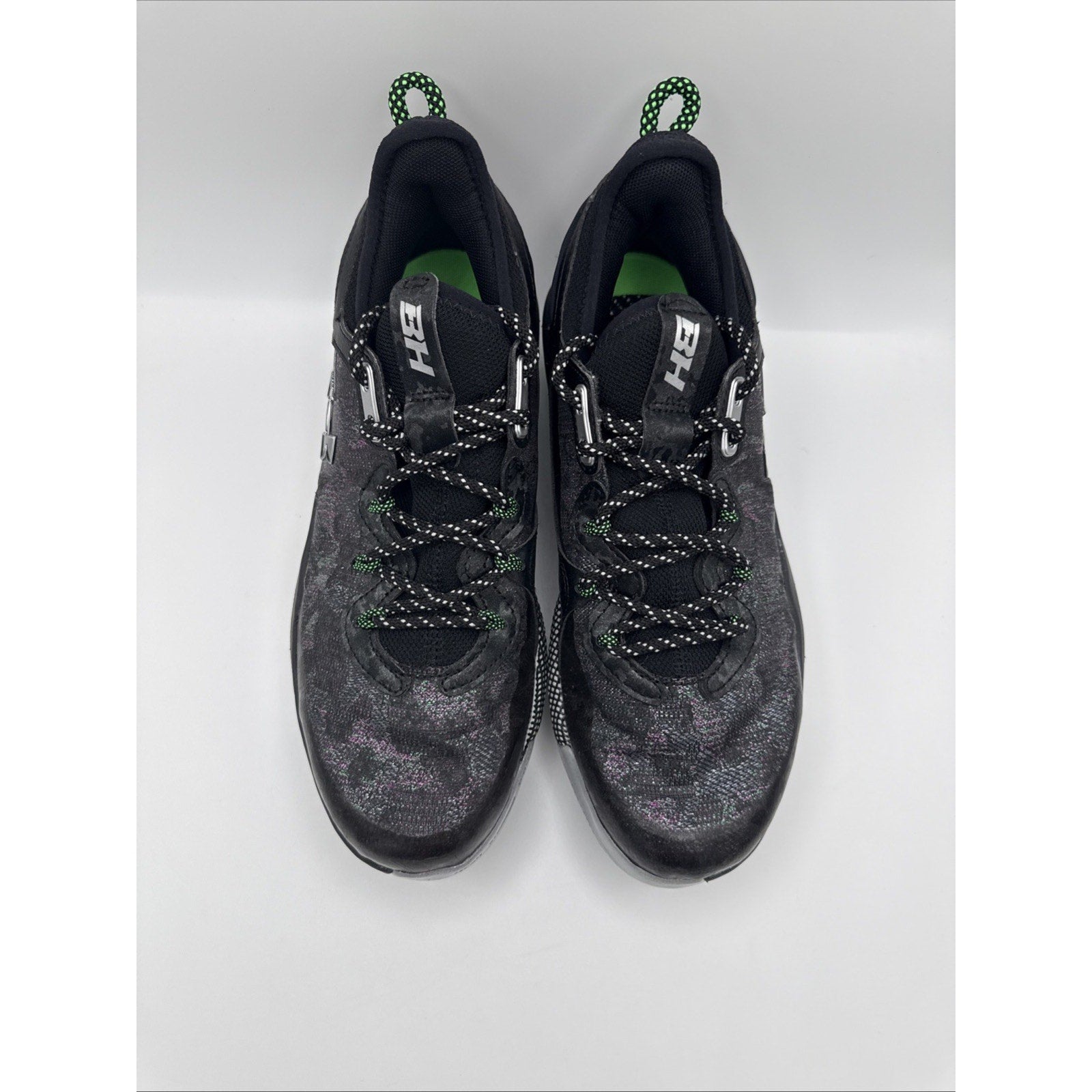 UNDER ARMOUR UA Harper 8 Low ST Metal Baseball Cleats Mens Size 7.5 Black Noir