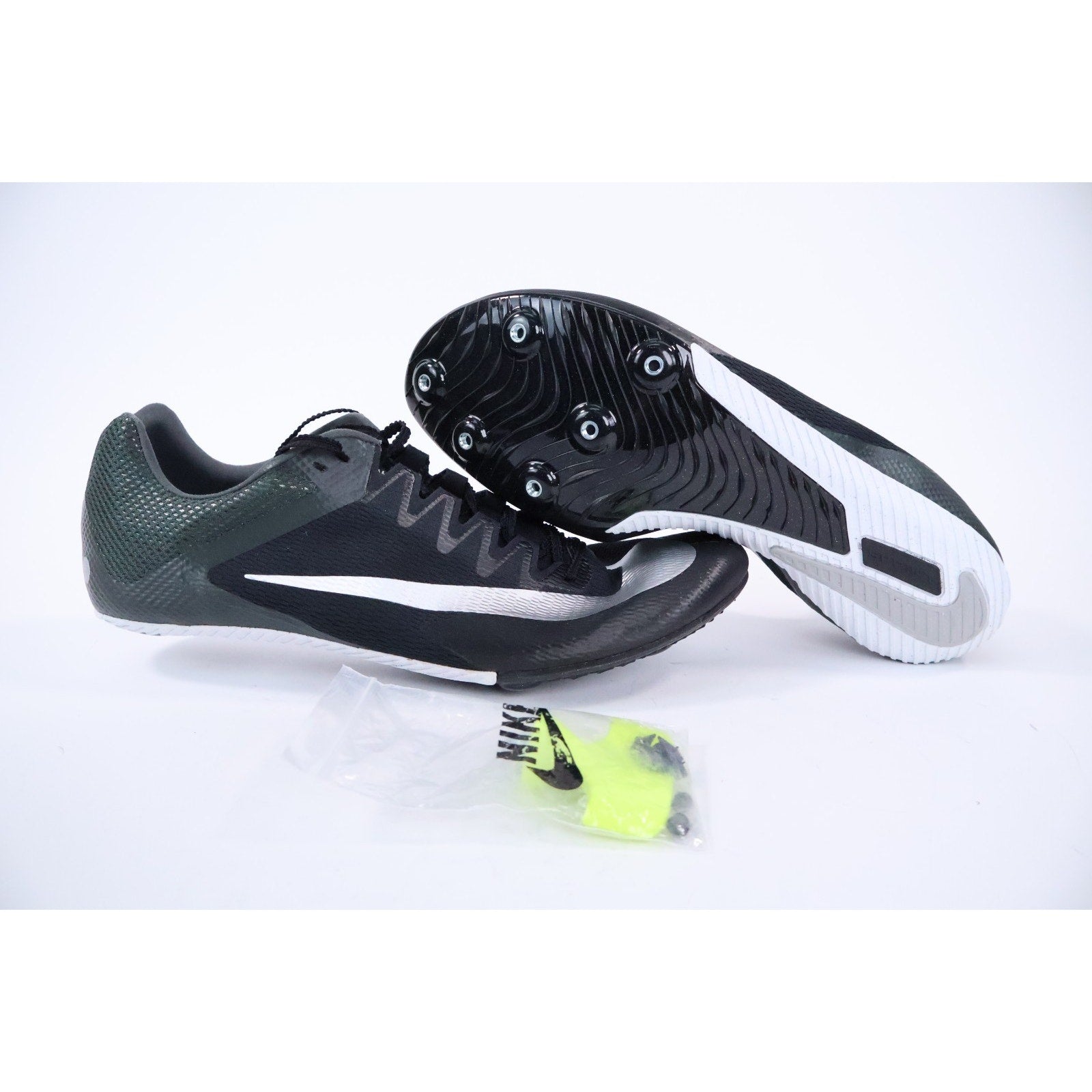 Nike Zoom Rival Sprint Black Metallic Silver Shoes Size 14 Men's DC8753-001 NEW