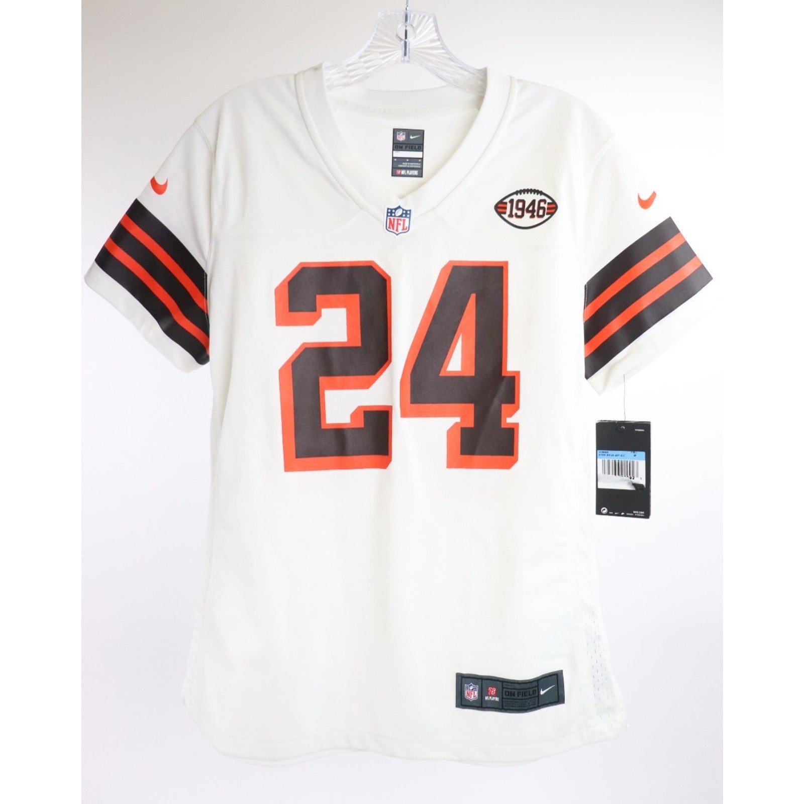Cleveland Browns Jersey Women's M Football Nick Chubb 24 On Field Nike 1946 NFL7