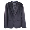 Guess Men's Shimmer Twill Relaxed Fit Blazer - Jet Black Multi Size Small NWT