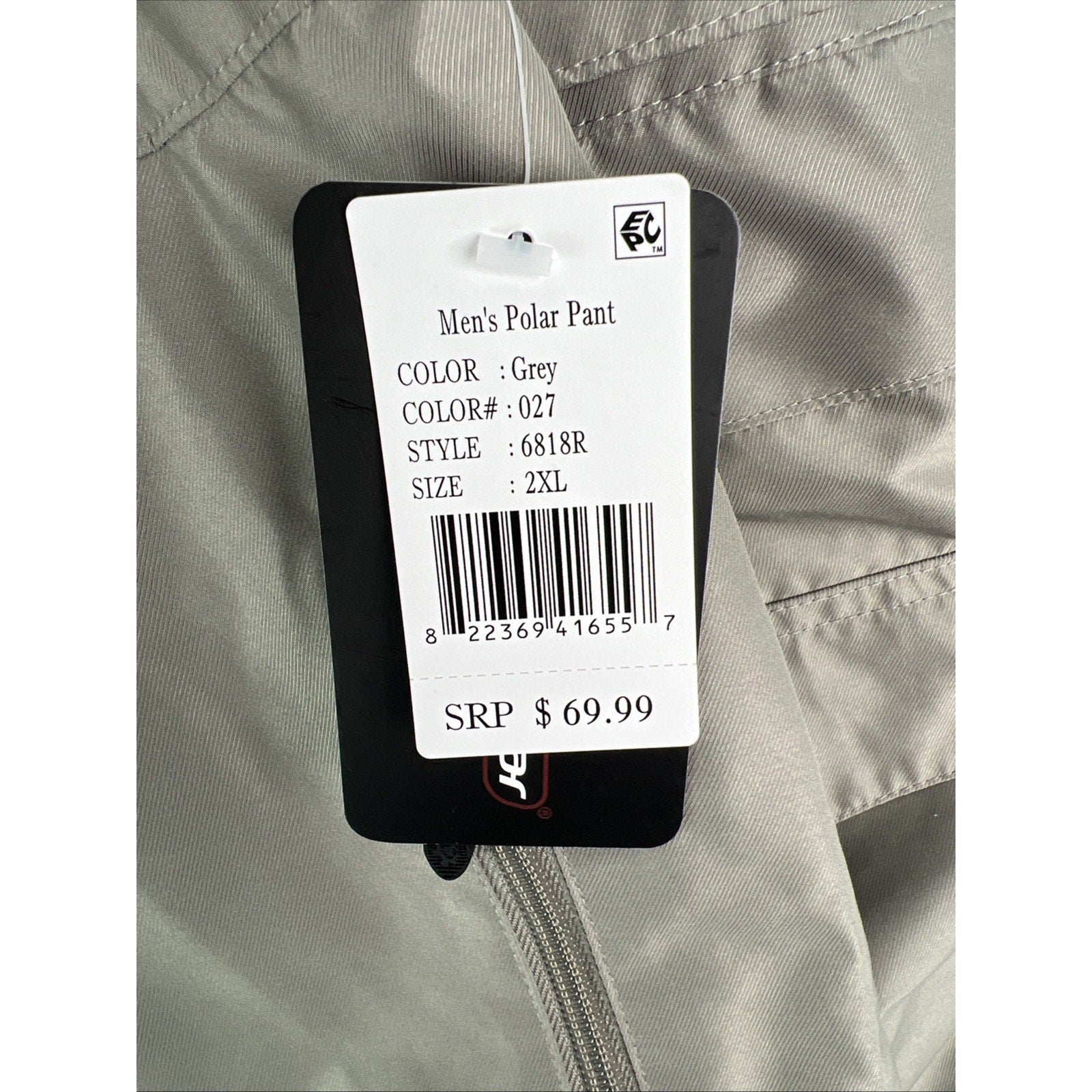 Outdoor Gear Men's Polar Snow Pants Gray Insulated Waterproof Ski 2XL NWT