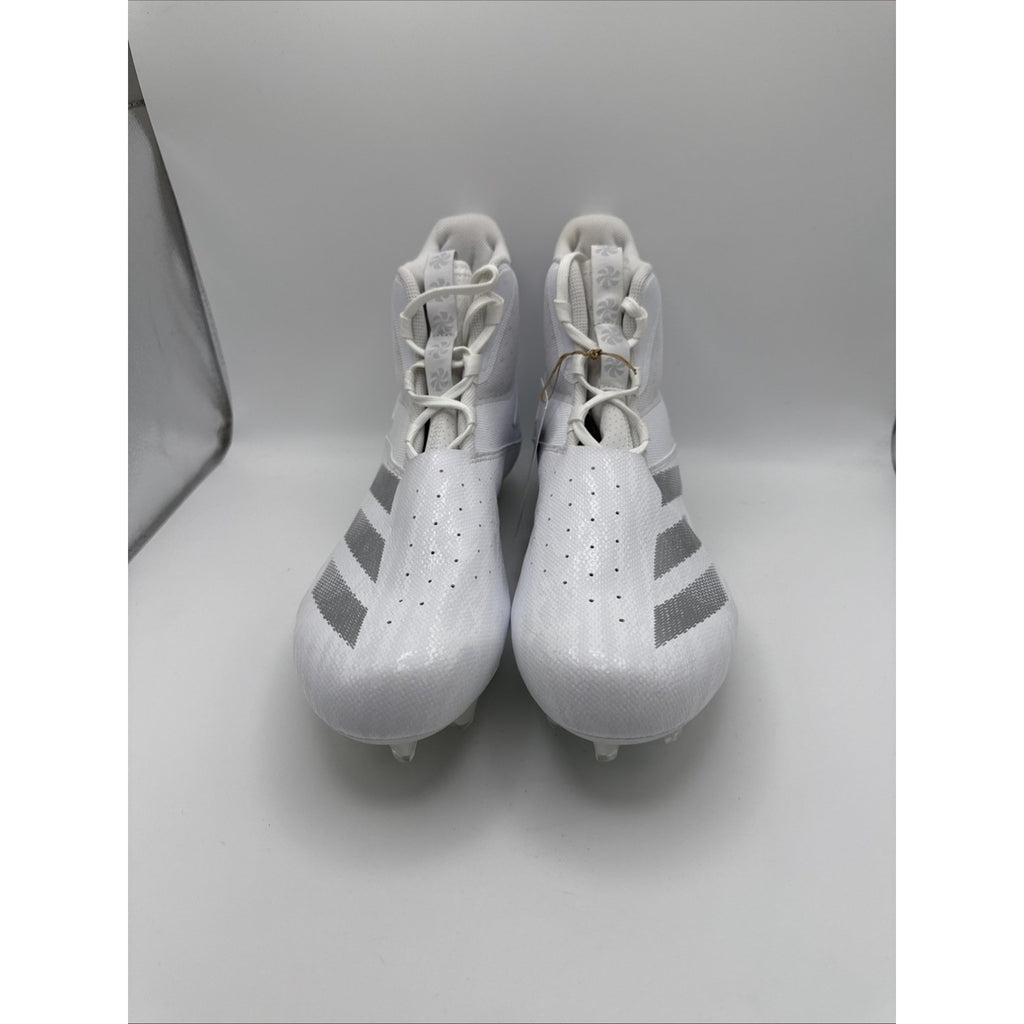 Adidas Adizero Chaos Linemen Mens Football Cleats Shoe White Size 10 NWOB