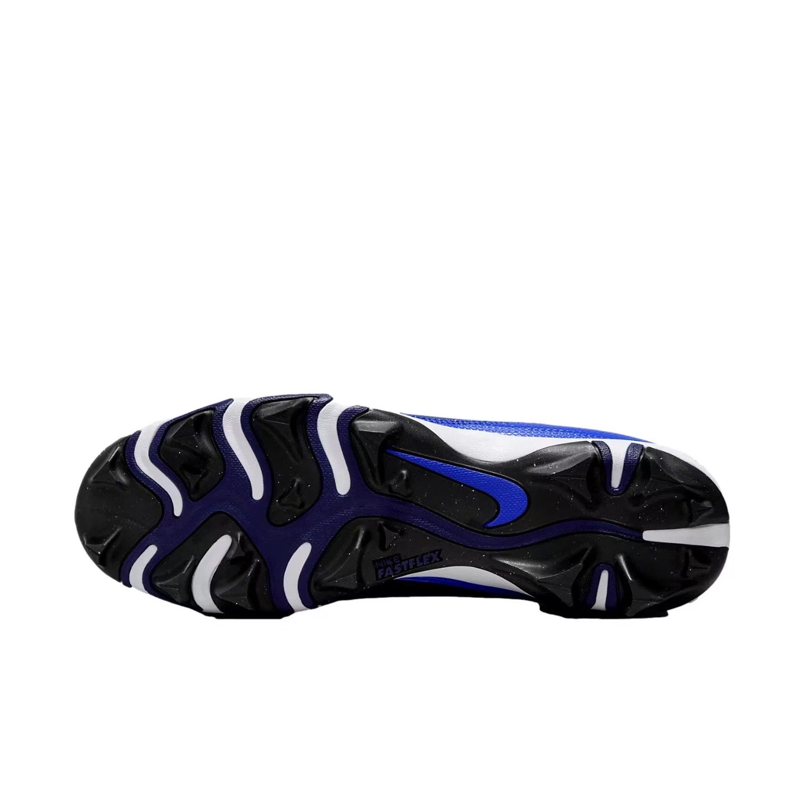 Nike Alpha Menace 4 Shark FN0028-400 Men 12 Royal Blue White Football Cleats NEW