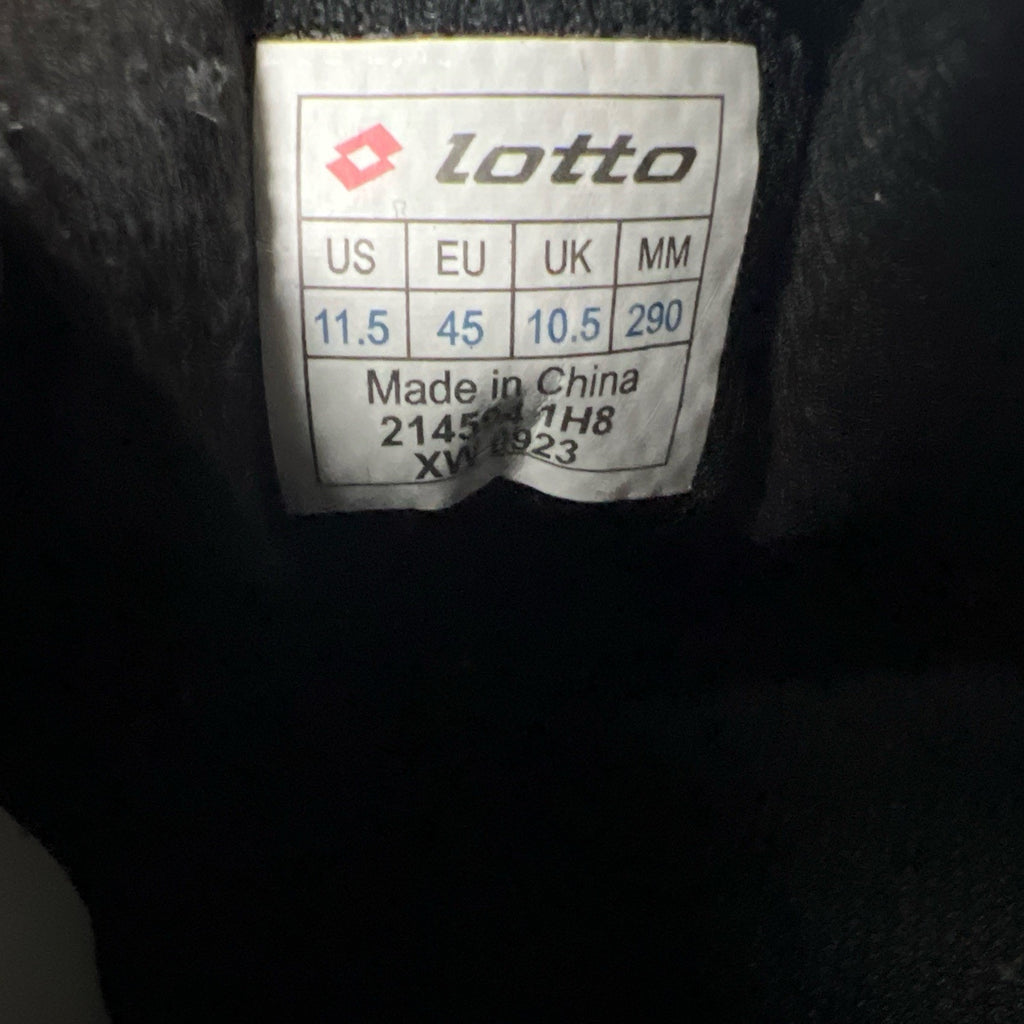 Lotto Maestro 700 IV FG Black Soccer Cleats - 214594 1H8 Size 11.5 NEW