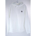 Adidas Men's Regular Size M White Essential Hoody Sweatshirt Trefoil NEW IM4526