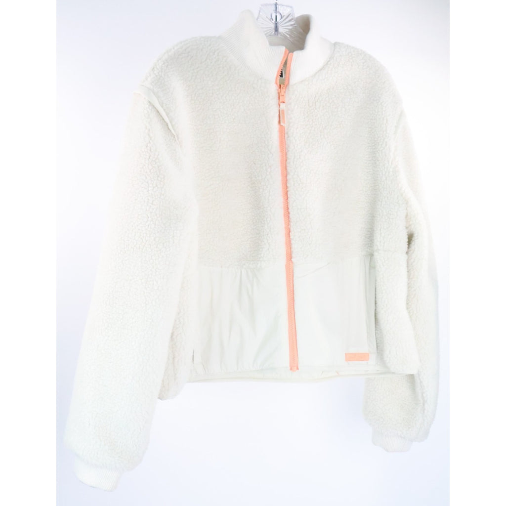 Bad Birdie Women’s The Cozy Jacket, Reversible Jacket, White Onyx, XL NEW Read