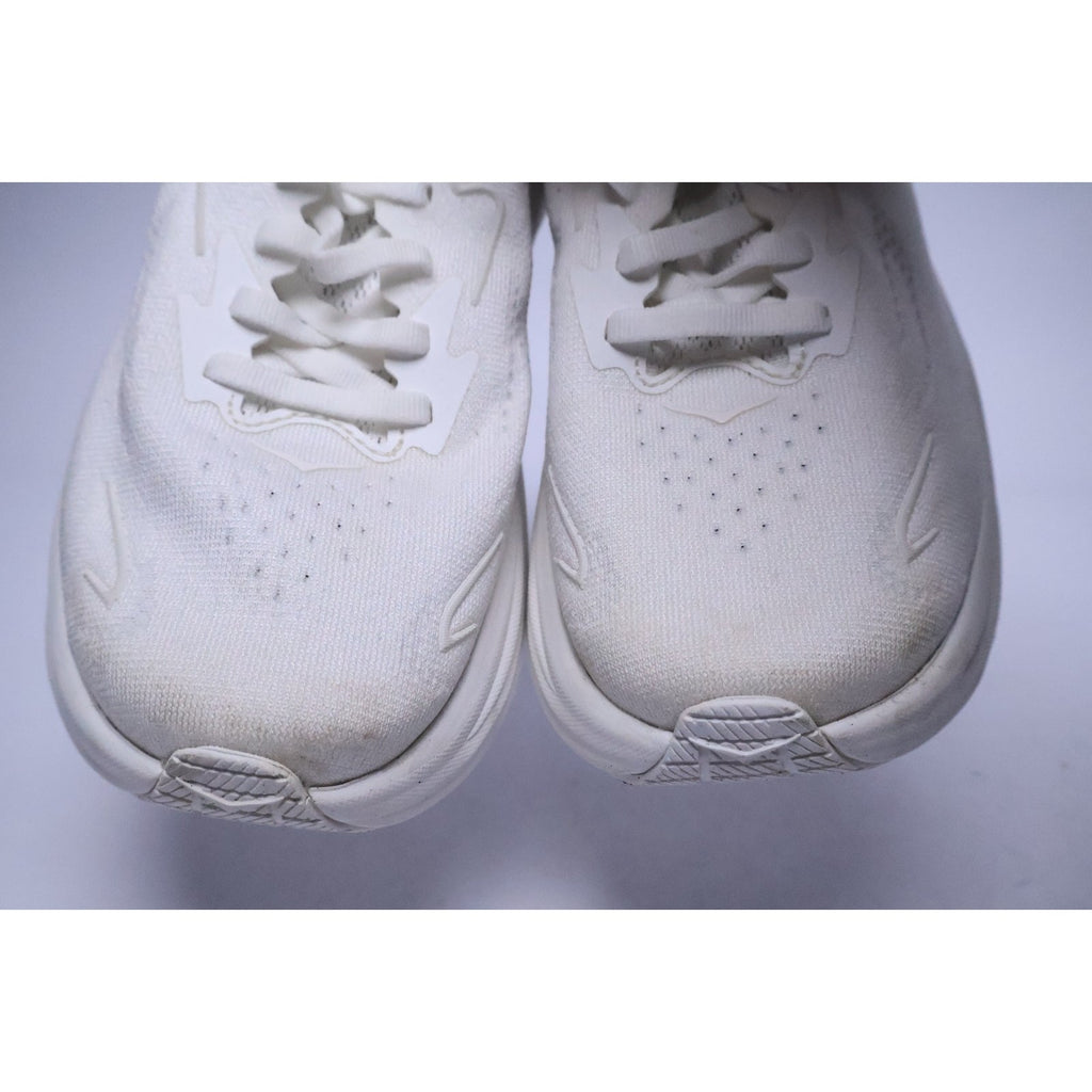 Hoka One One Clifton 10 White 1162031-WWH Women's 6B Running Casual Shoes #299