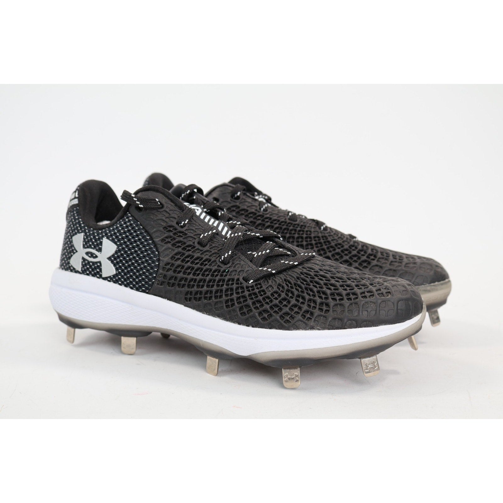 Under Armour Glyde 2 Metal Softball Cleats Black 3026601-001 Women's 11 NEW