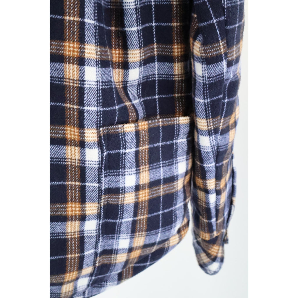 NFL Transitional Plaid Shirt Jacket by Glll DenverBroncos Men's Size Small READ