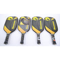 GAMMA Discovery Set of 4 Pickleball Paddles Black/Yellow