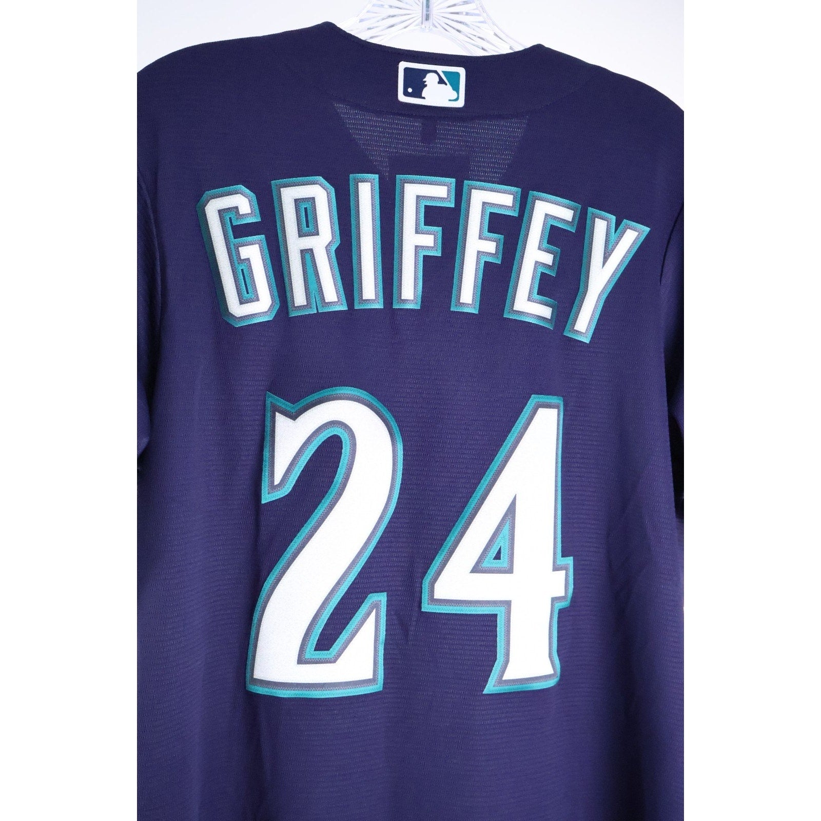 Ken Griffey Jr. Seattle Mariners Navy Blue Men's S Jersey Limited NWT Read MLB1