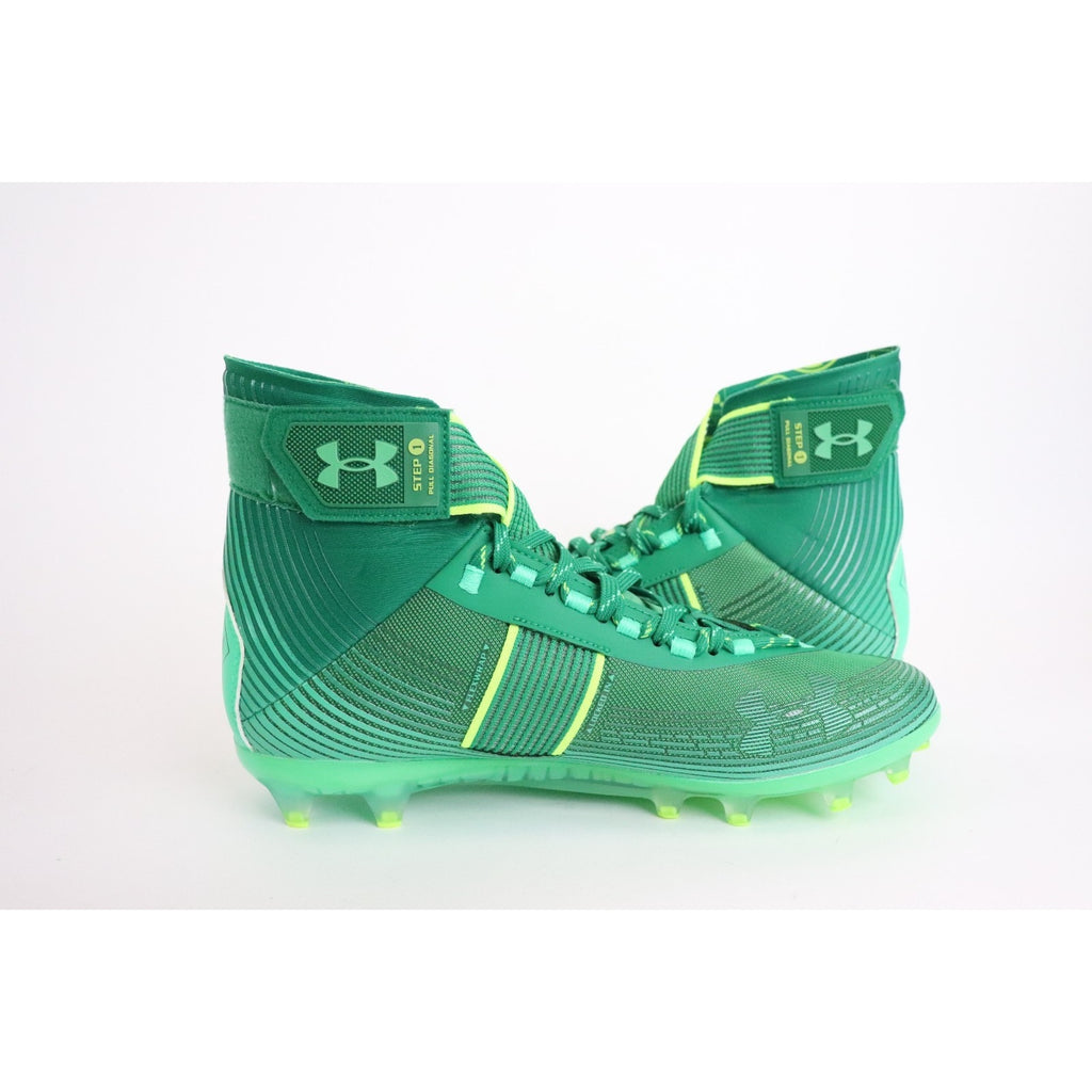 Under Armour Highlight MC Classic Green Football Cleat 3023716-301 Men's Sz 11