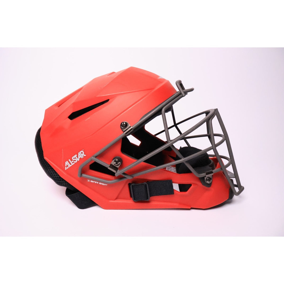 All-Star MVP-PRO Baseball/Softball Catcher's Helmet Scarlet Red Small New Read