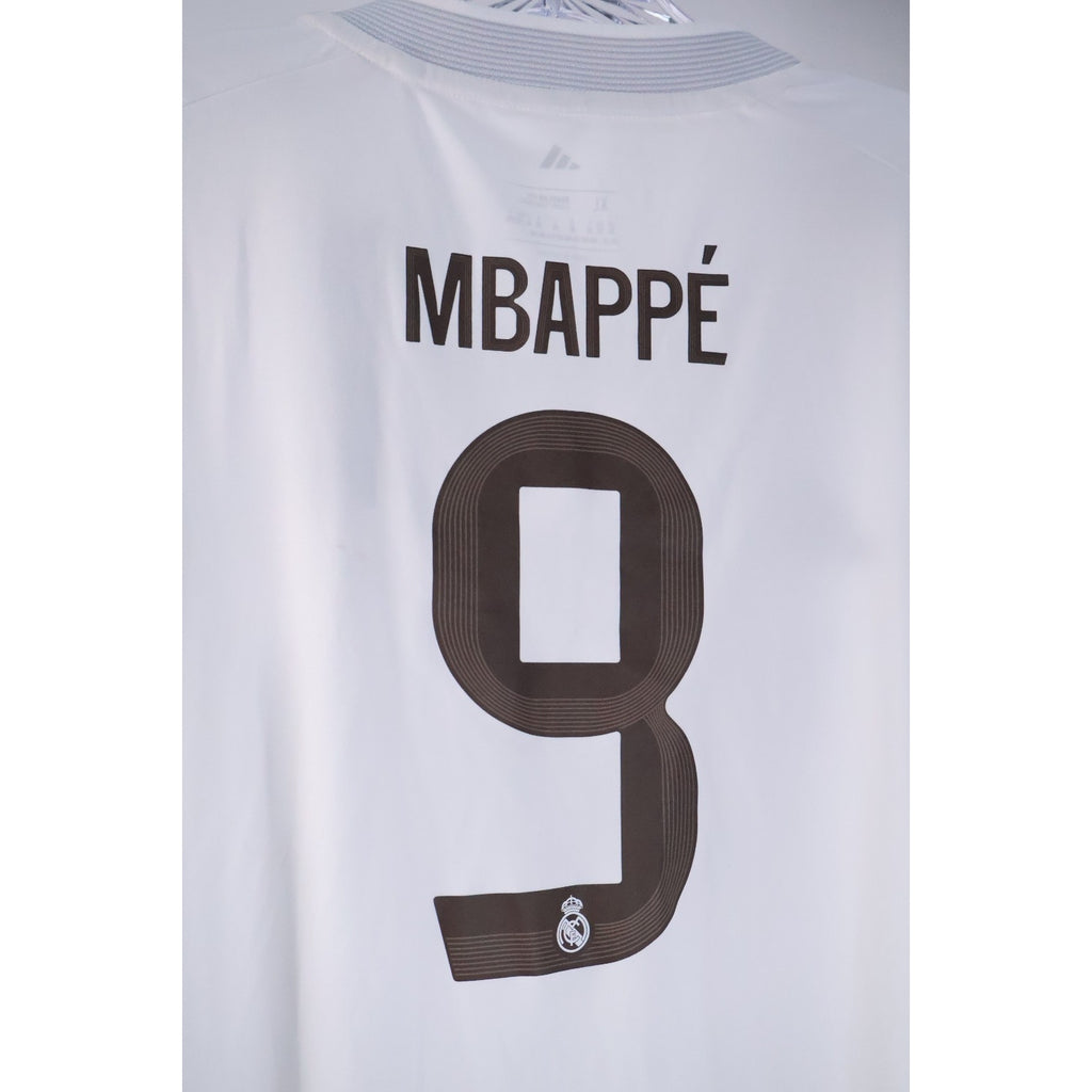 Adidas 2025 Kylian Mbappe #10 Real Madrid Official Jersey Youth Size XL NWT Read