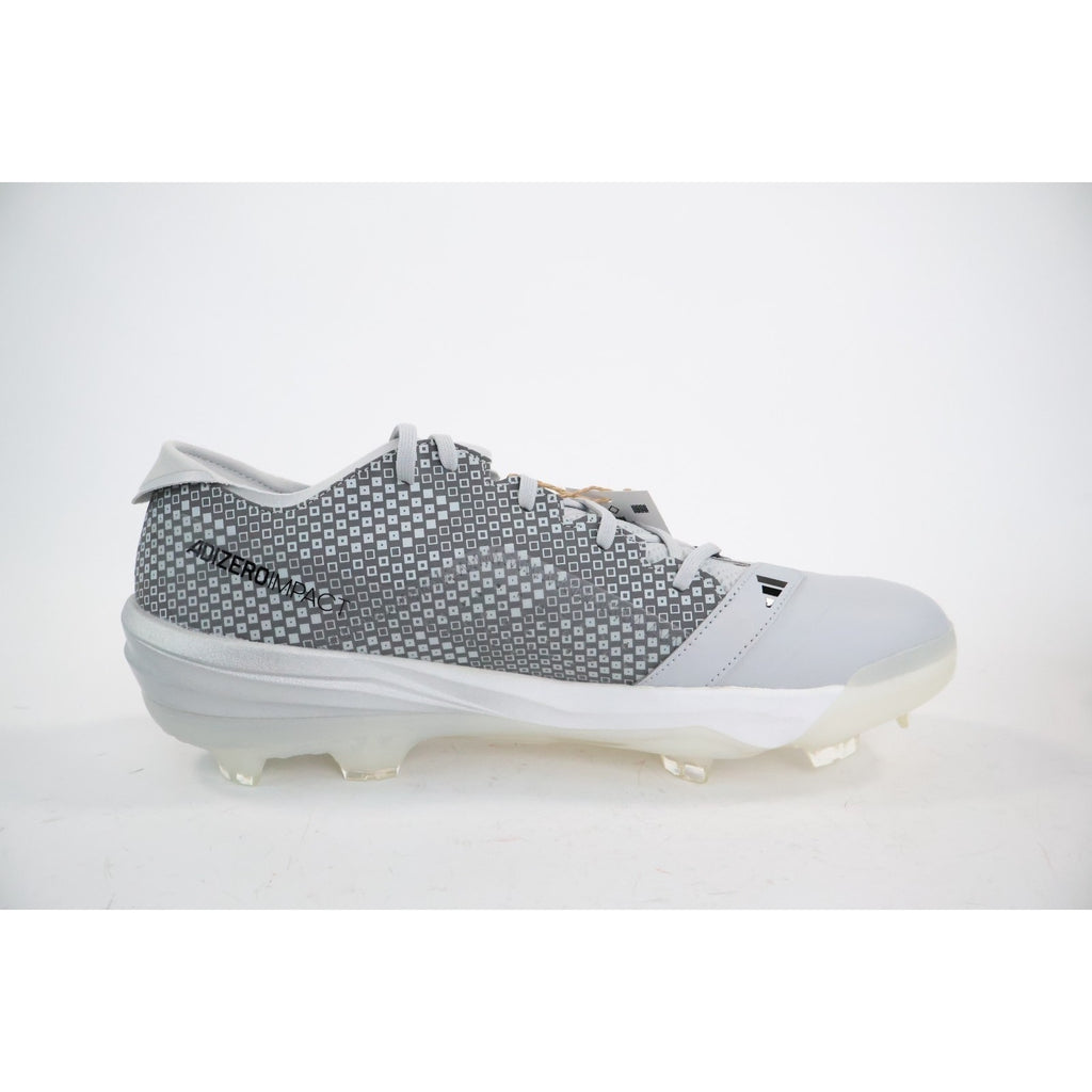 Adidas Adizero Impact TPU Men Size 16 Gray Black Baseball Cleats JI1468 NEW
