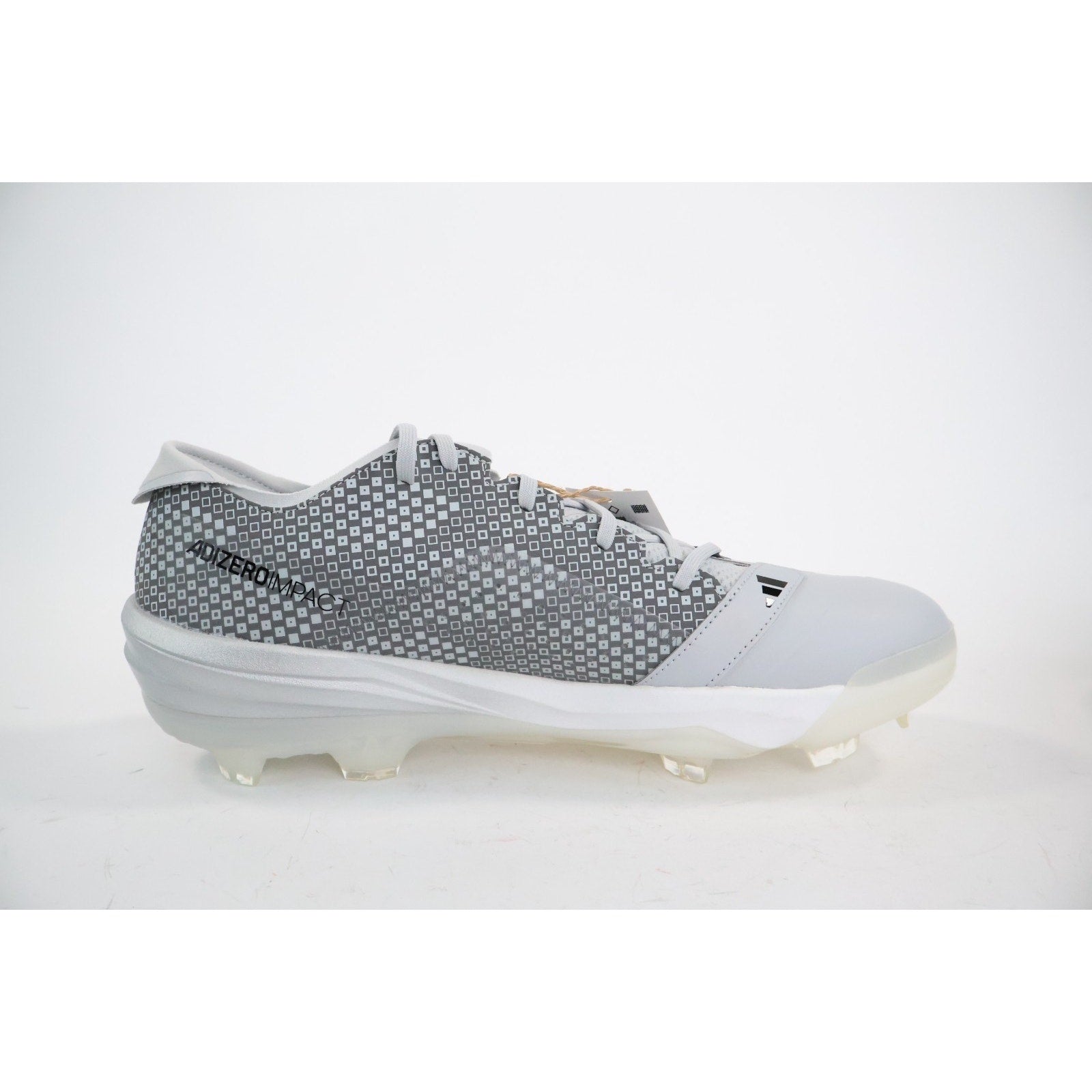 Adidas Adizero Impact TPU Men Size 16 Gray Black Baseball Cleats JI1468 NEW