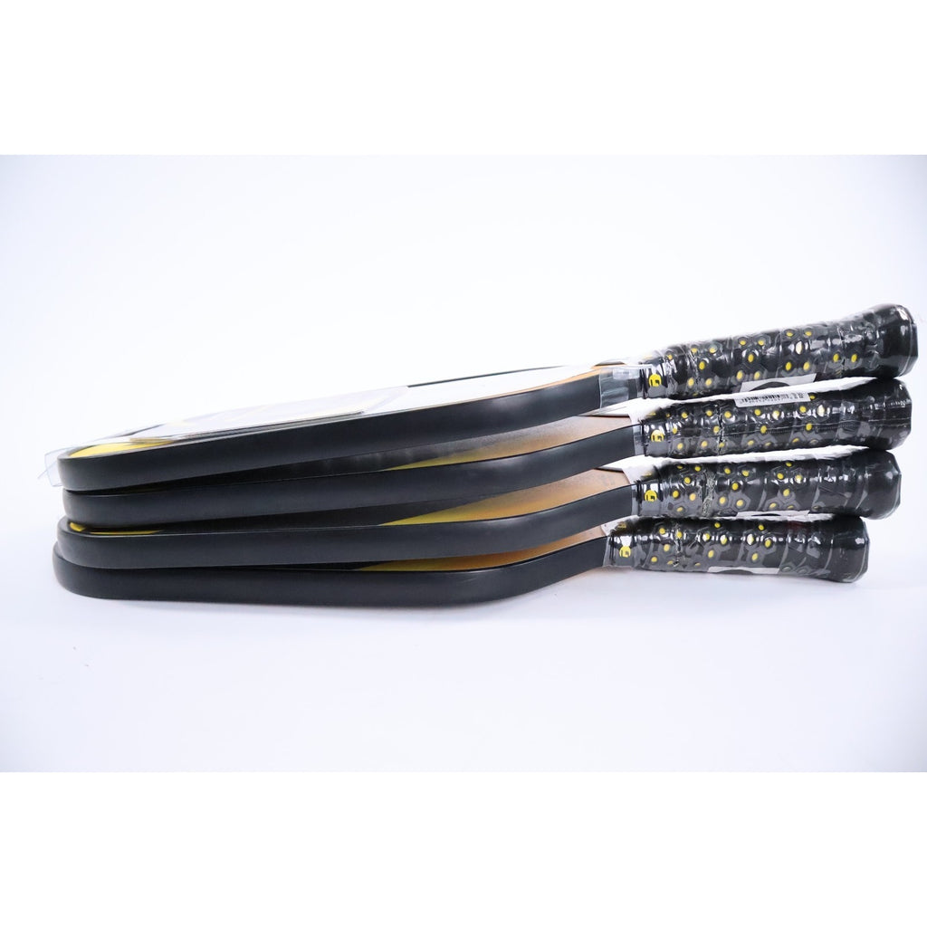 GAMMA Discovery Set of 4 Pickleball Paddles Black/Yellow