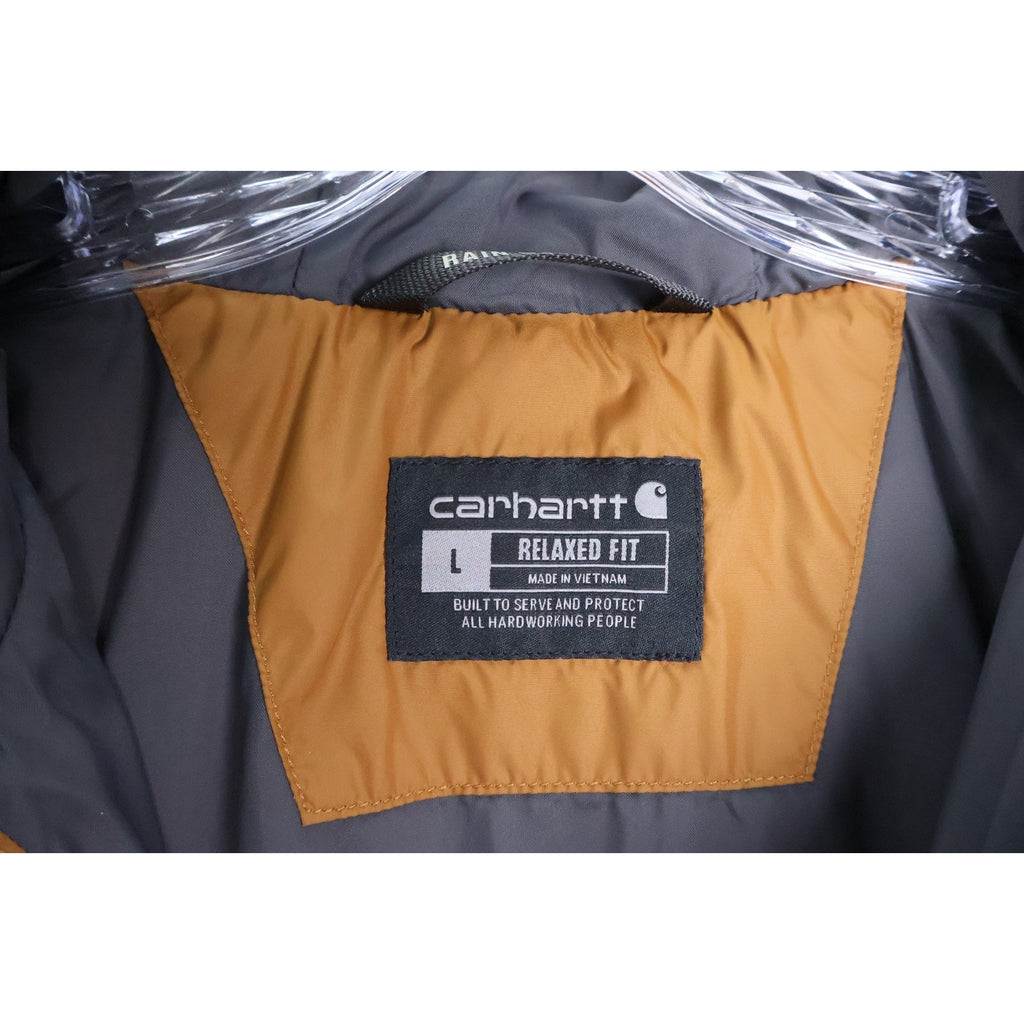 Carhartt Men's Rain Defender Lightweight Insulated Hooded Jacket Size L NWT READ