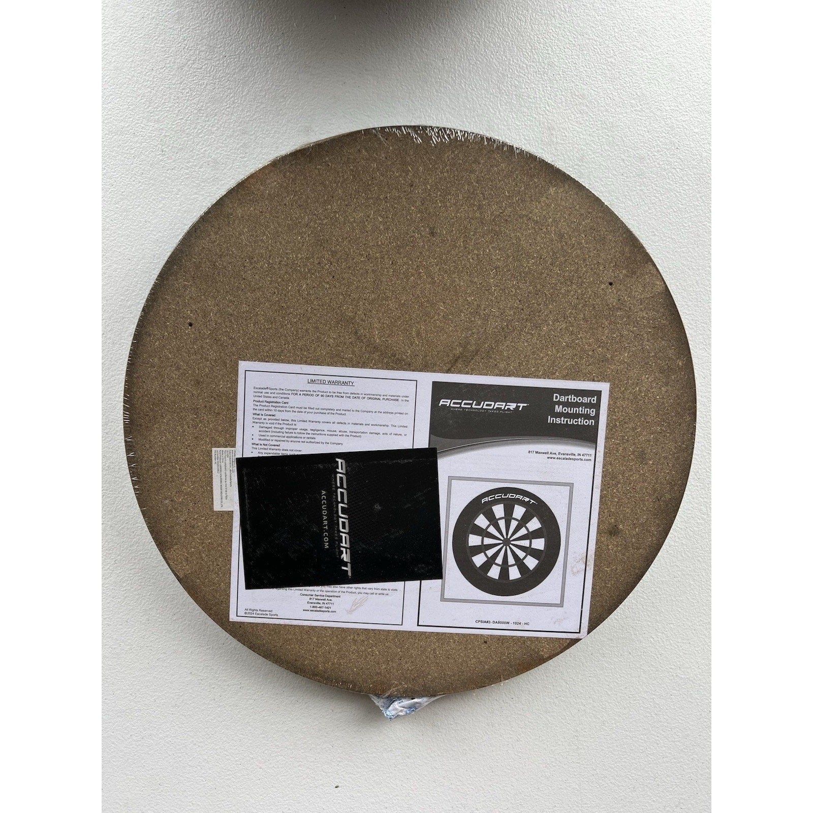 Accudart Rival Bristle Dartboard - Official Size 18" New Read