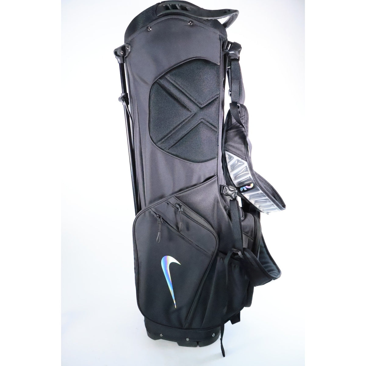 Nike 2026 Air Hybrid 2 Golf Carry Stand Bag 14-Way w/ Rain Hood Color: Black NEW