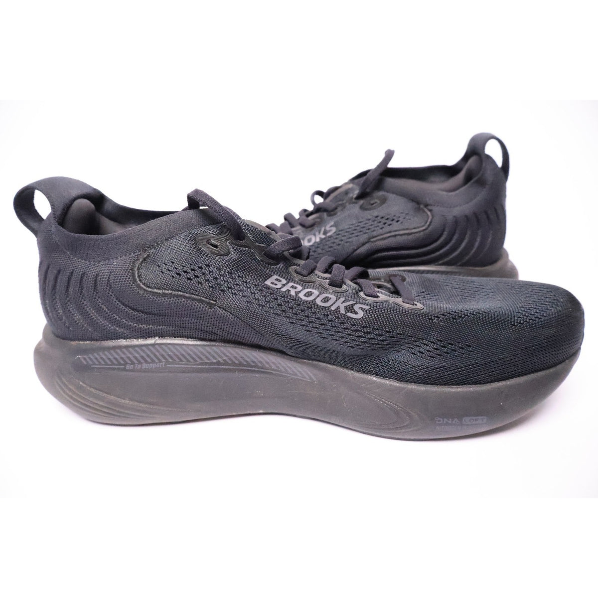 Brooks Adrenaline GTS 25 Men's Size 10.5 D Black Athletic Running Shoes #203