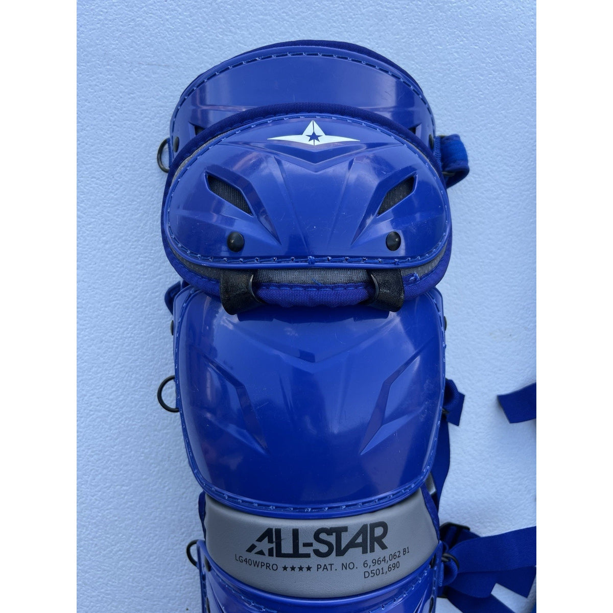 All-Star S7 AXIS Baseball Catcher's Leg Guard Adult 16.5in - New Read