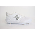 New Balance Fresh Foam Cleats X 3000 V6 Metal White SIZE Men's 16 Women's 17.5